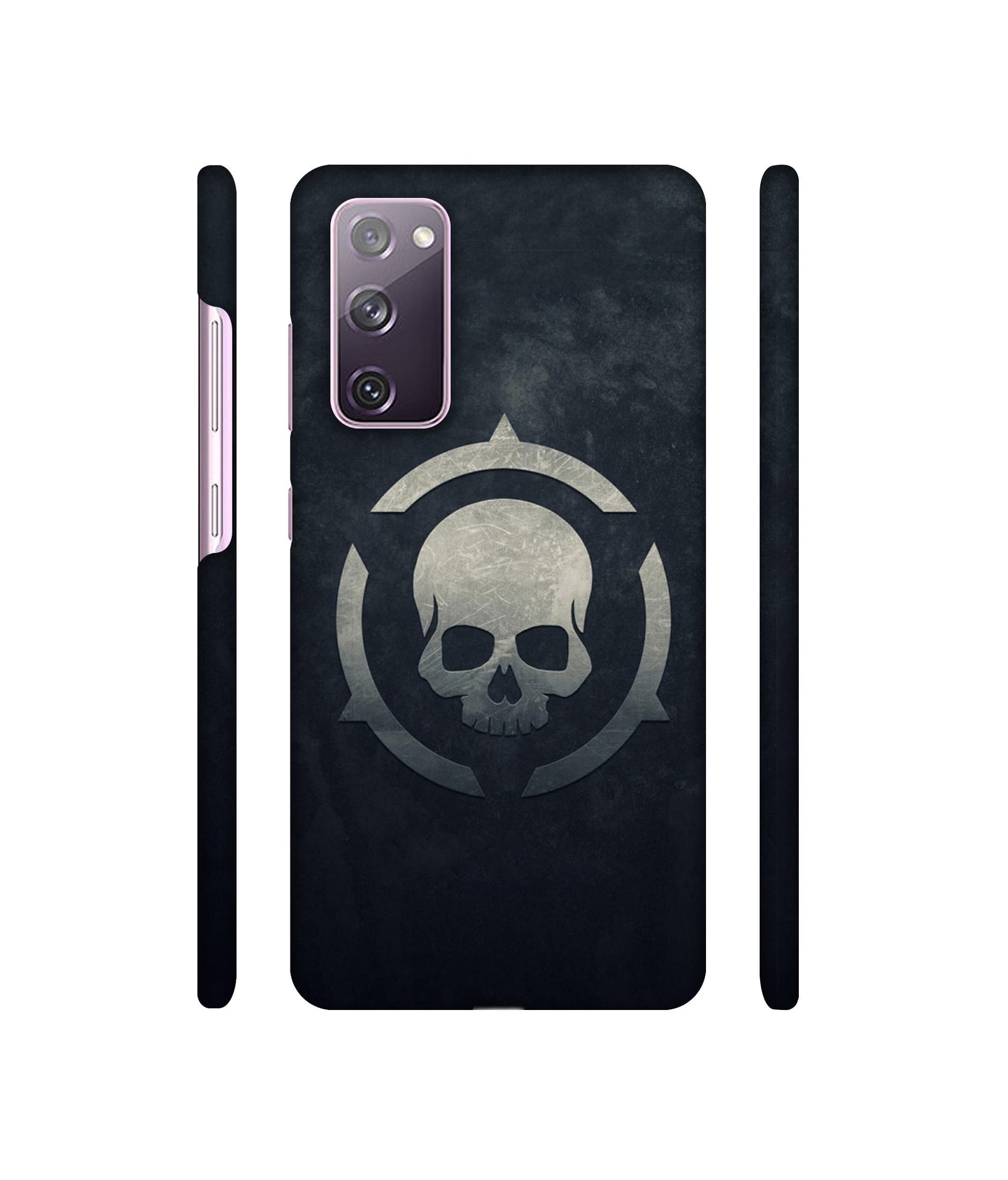 Skull Pattern Print Designer Hard Back Cover for Samsung Galaxy S20 FE 5G