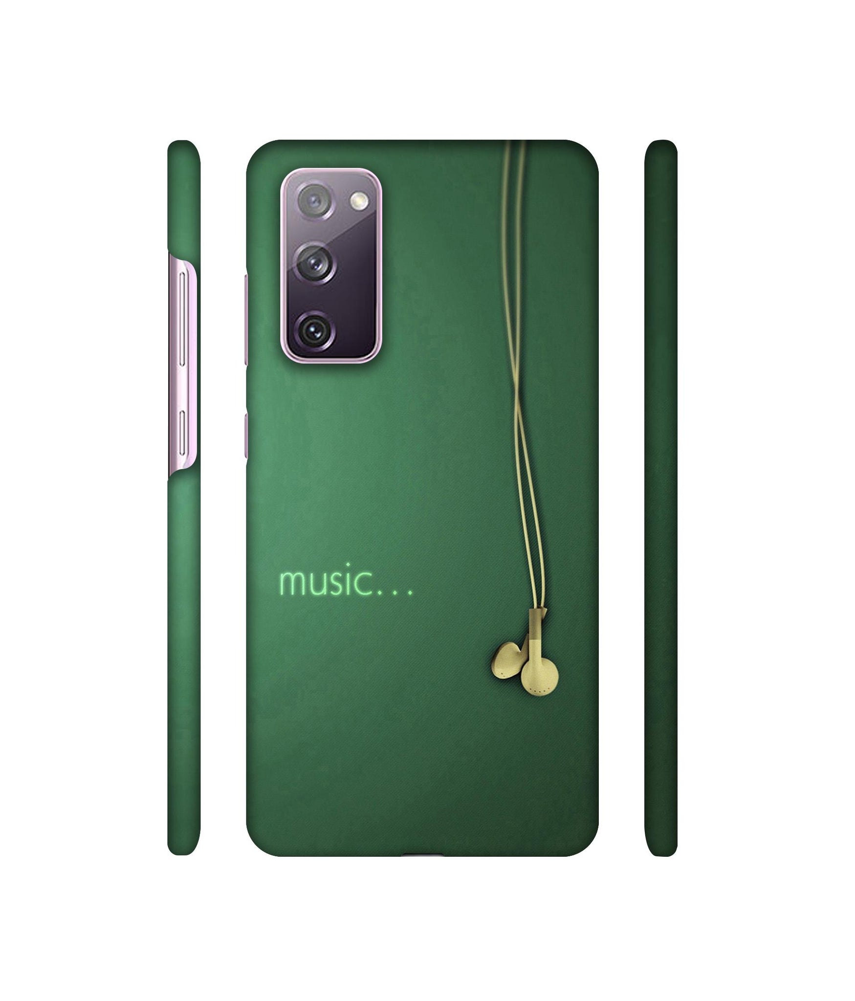 Headphone Music Designer Hard Back Cover for Samsung Galaxy S20 FE 5G