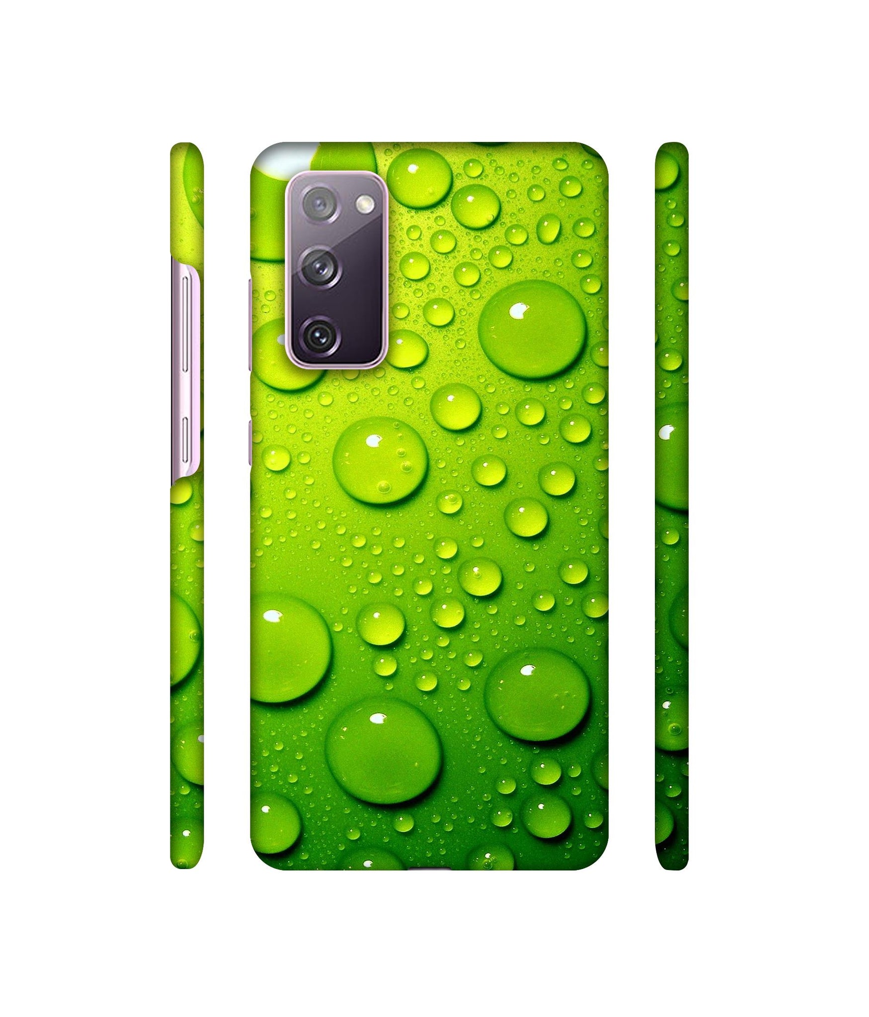 Green Bubbles Designer Hard Back Cover for Samsung Galaxy S20 FE 5G