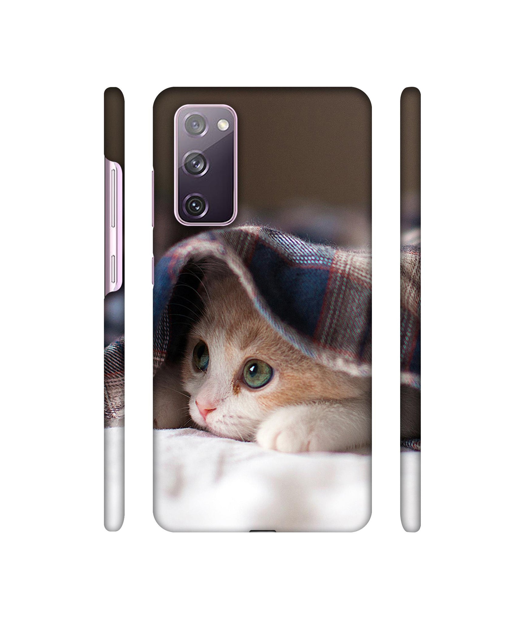 Sleepy Kitten Designer Hard Back Cover for Samsung Galaxy S20 FE 5G