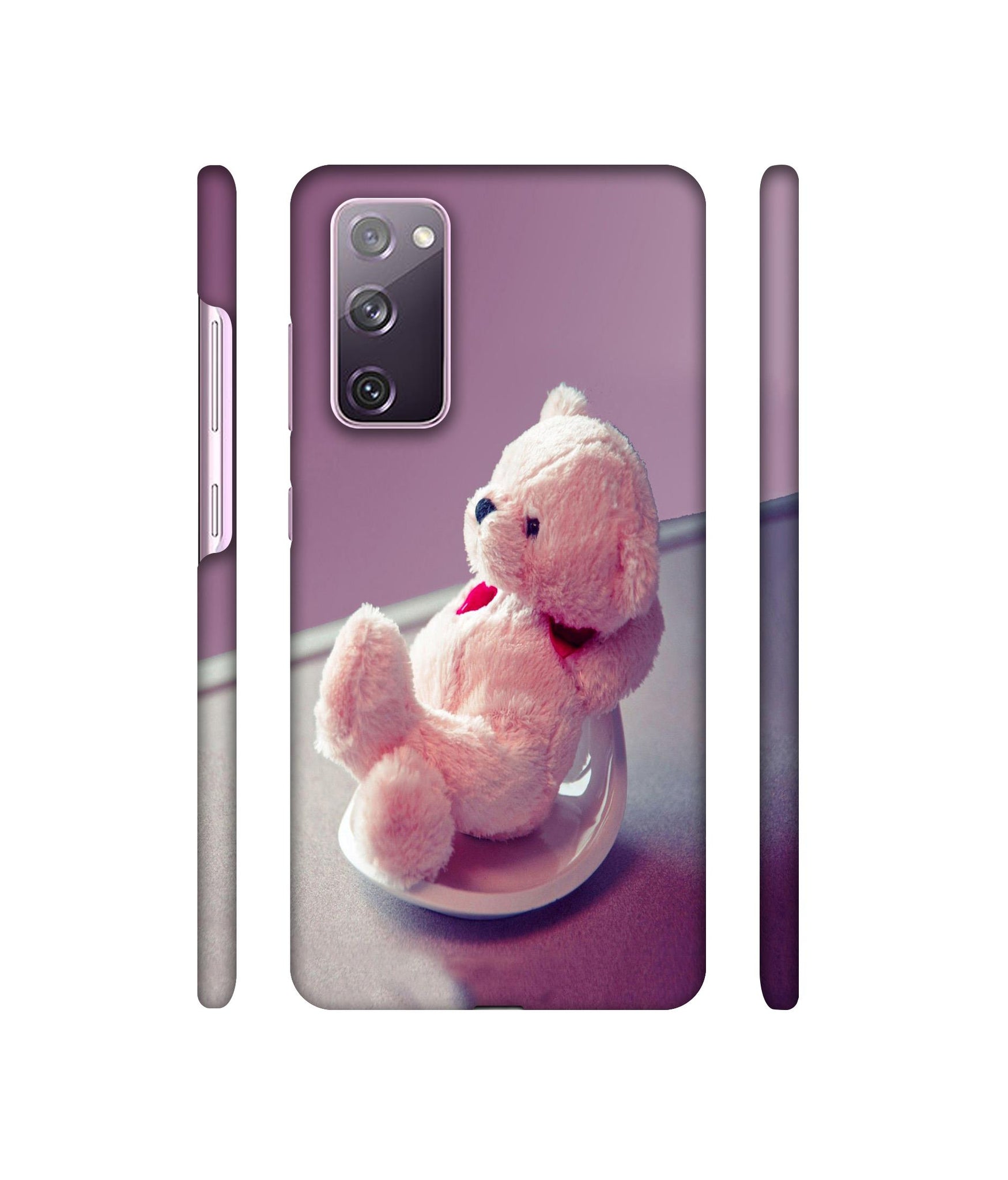 Cute Teddy Bear Designer Hard Back Cover for Samsung Galaxy S20 FE 5G