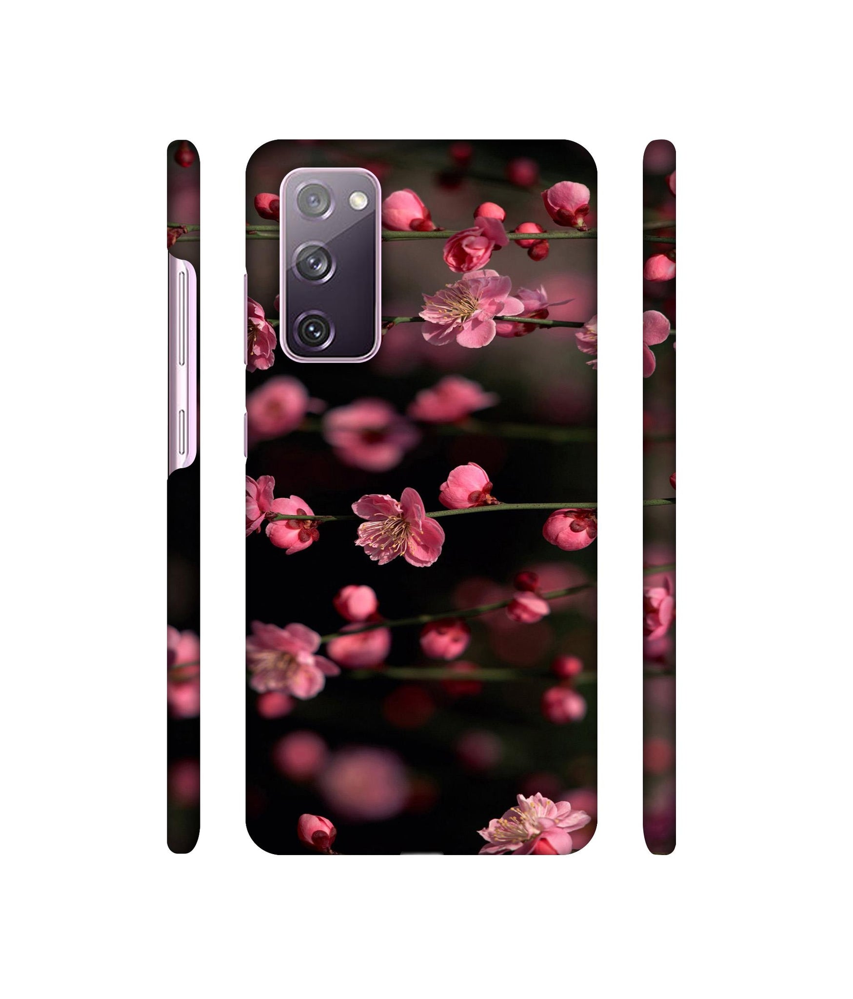 Pink Flowers Designer Hard Back Cover for Samsung Galaxy S20 FE 5G