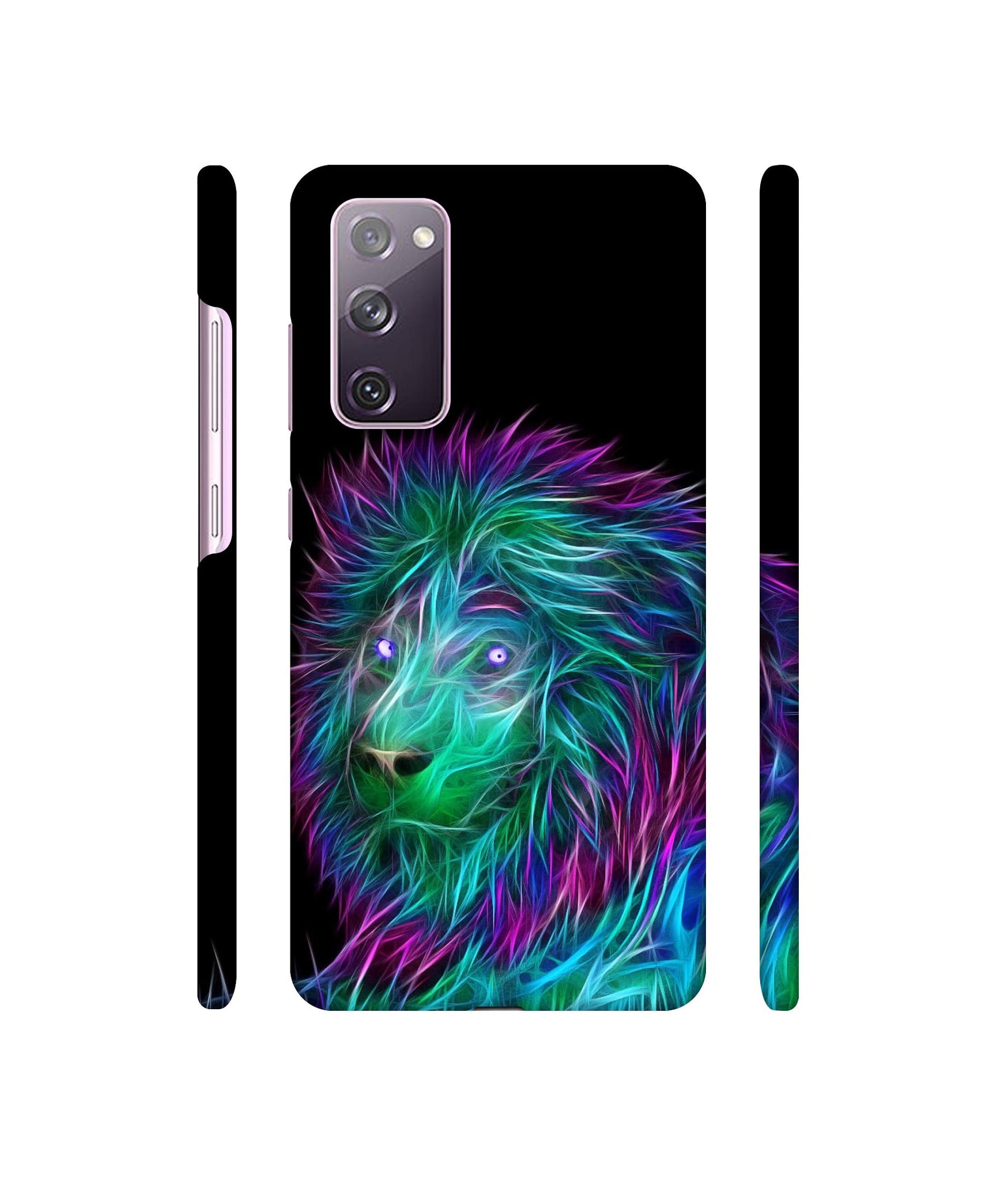3D Lion Designer Hard Back Cover for Samsung Galaxy S20 FE 5G