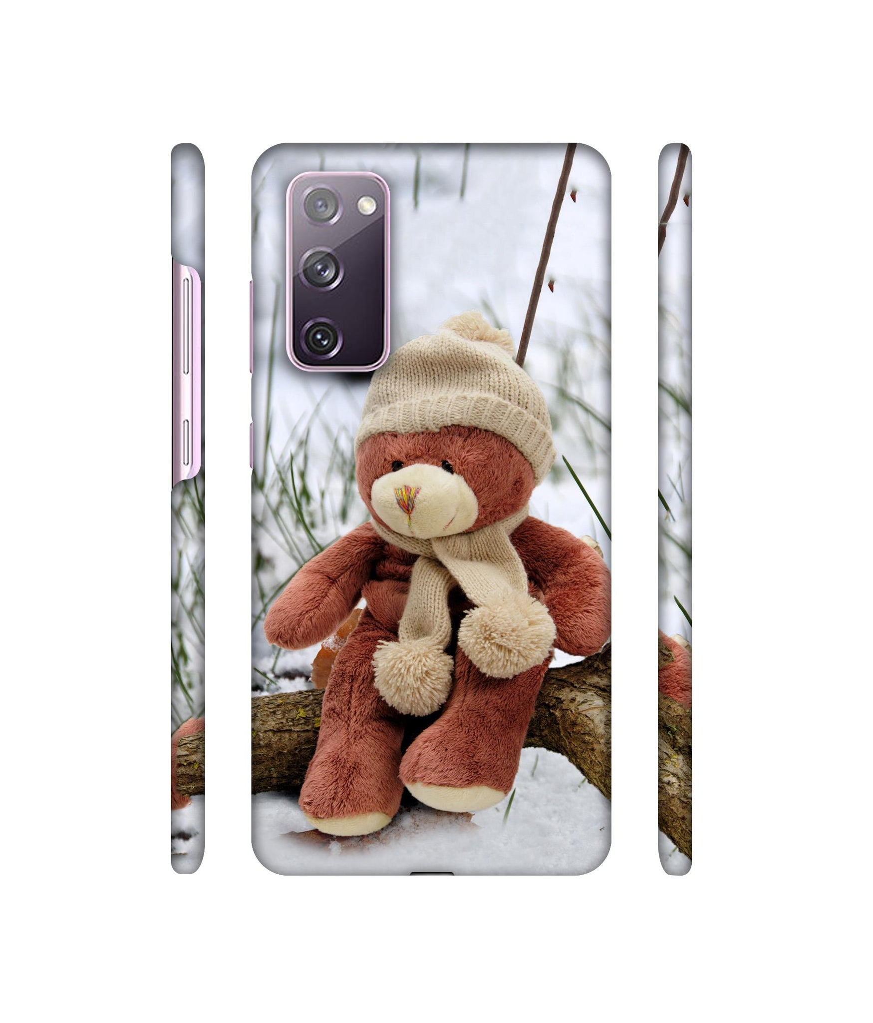 Woolen Bear Designer Hard Back Cover for Samsung Galaxy S20 FE 5G