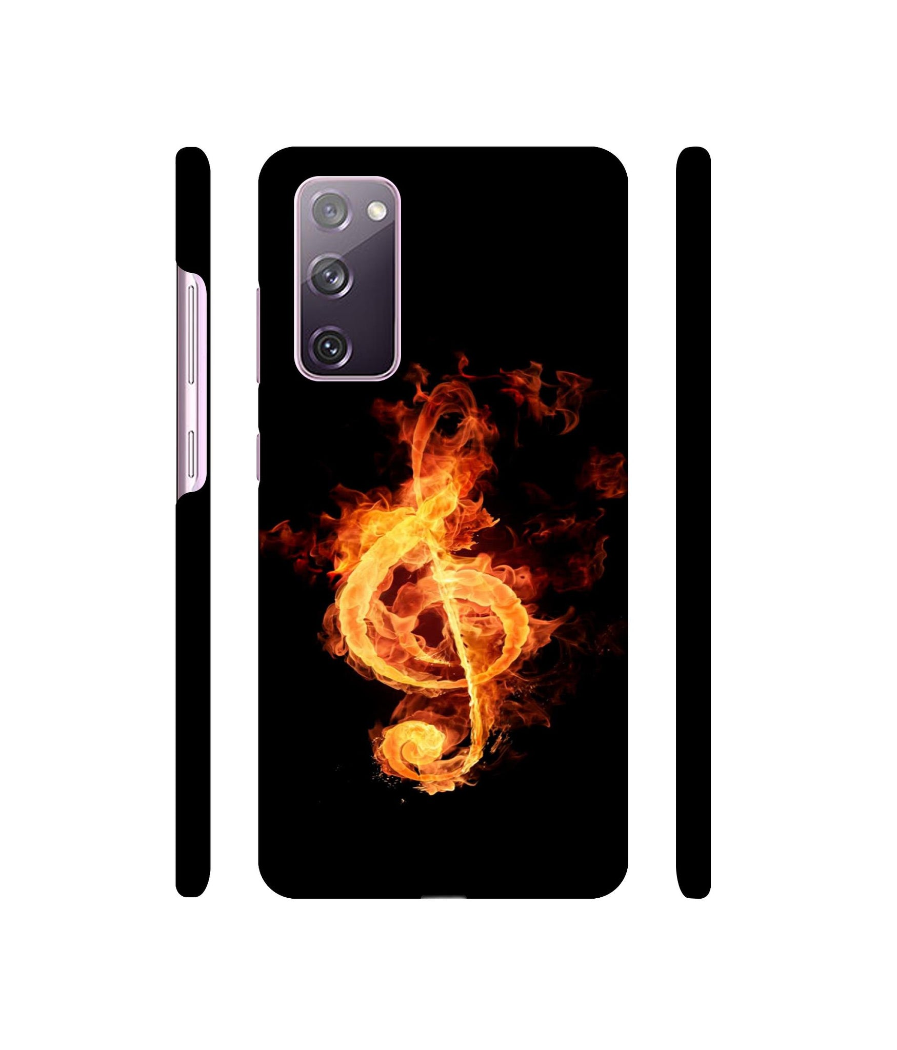 Fire Note Designer Hard Back Cover for Samsung Galaxy S20 FE 5G