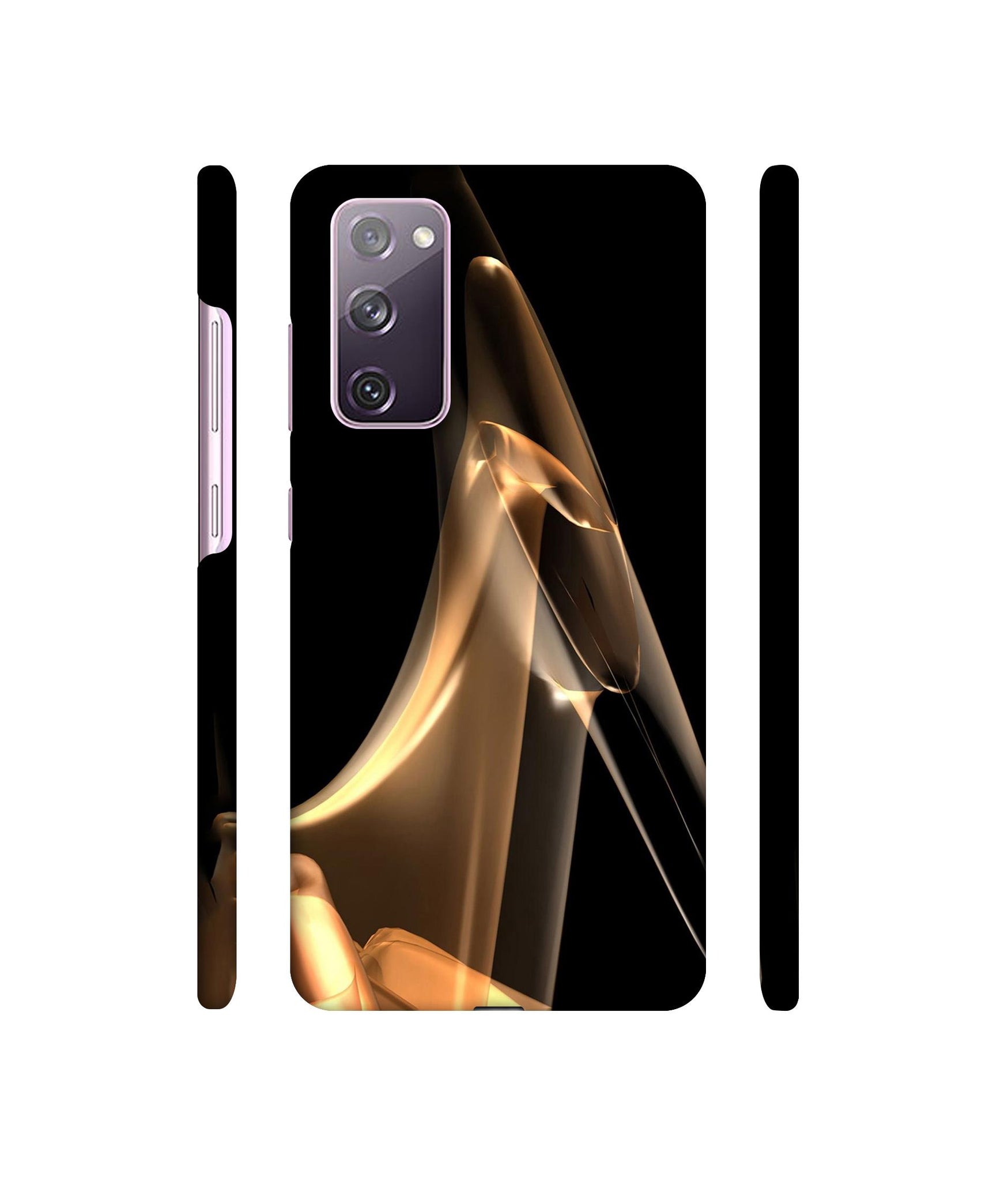 Gold Smoke Designer Hard Back Cover for Samsung Galaxy S20 FE 5G