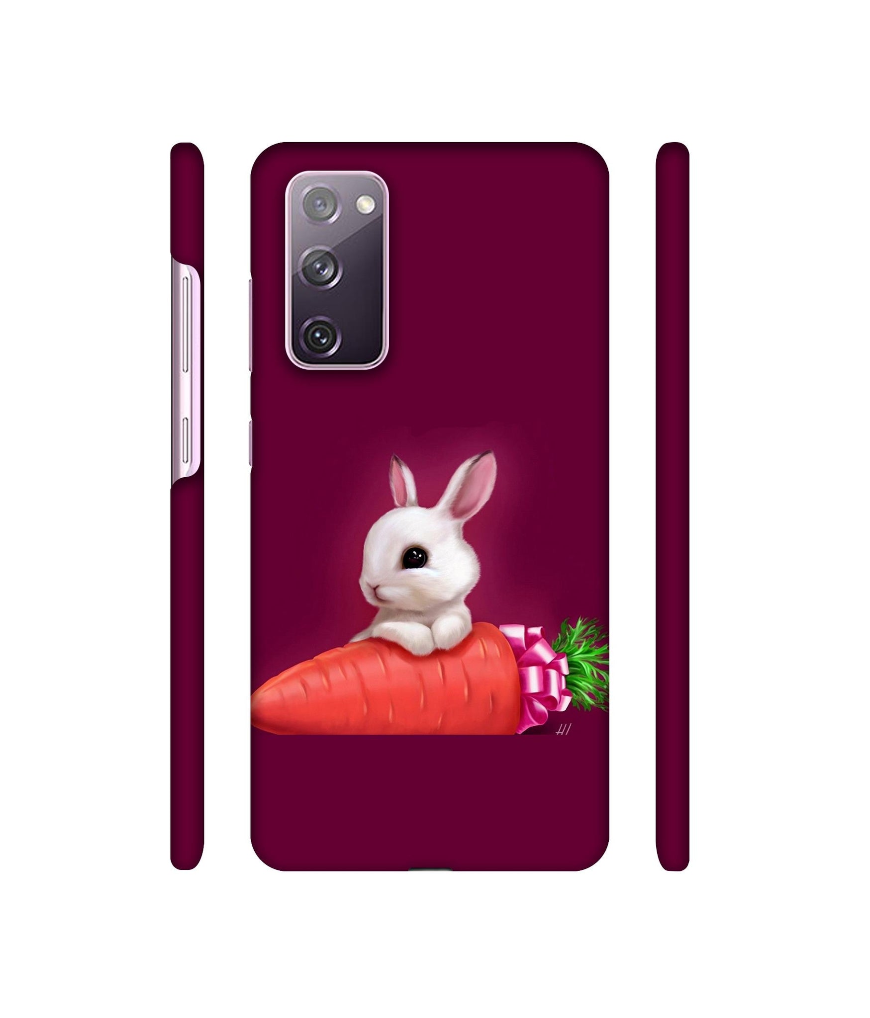 Bunny With Carrot Designer Hard Back Cover for Samsung Galaxy S20 FE 5G