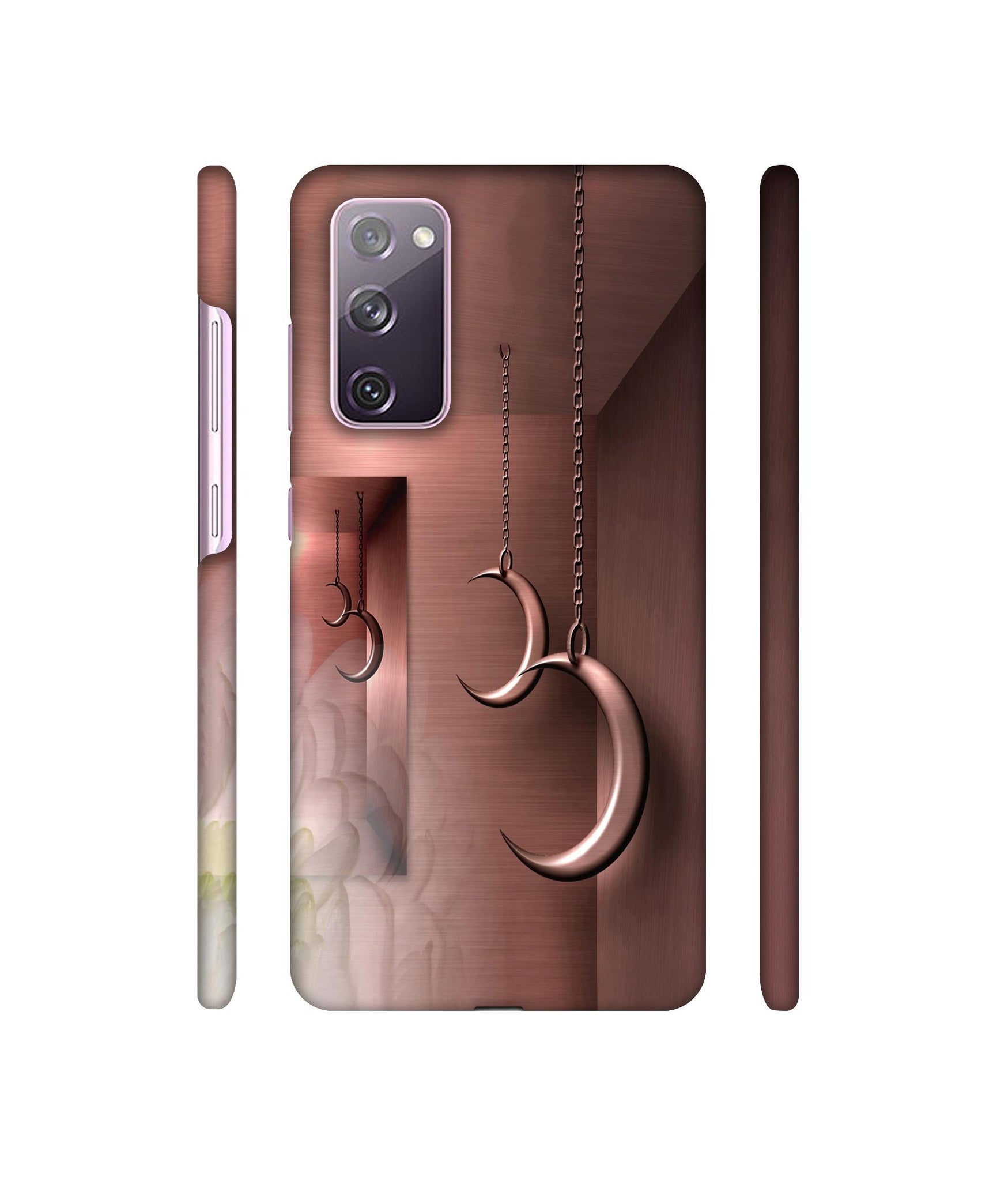 Flower Metal Designer Hard Back Cover for Samsung Galaxy S20 FE 5G