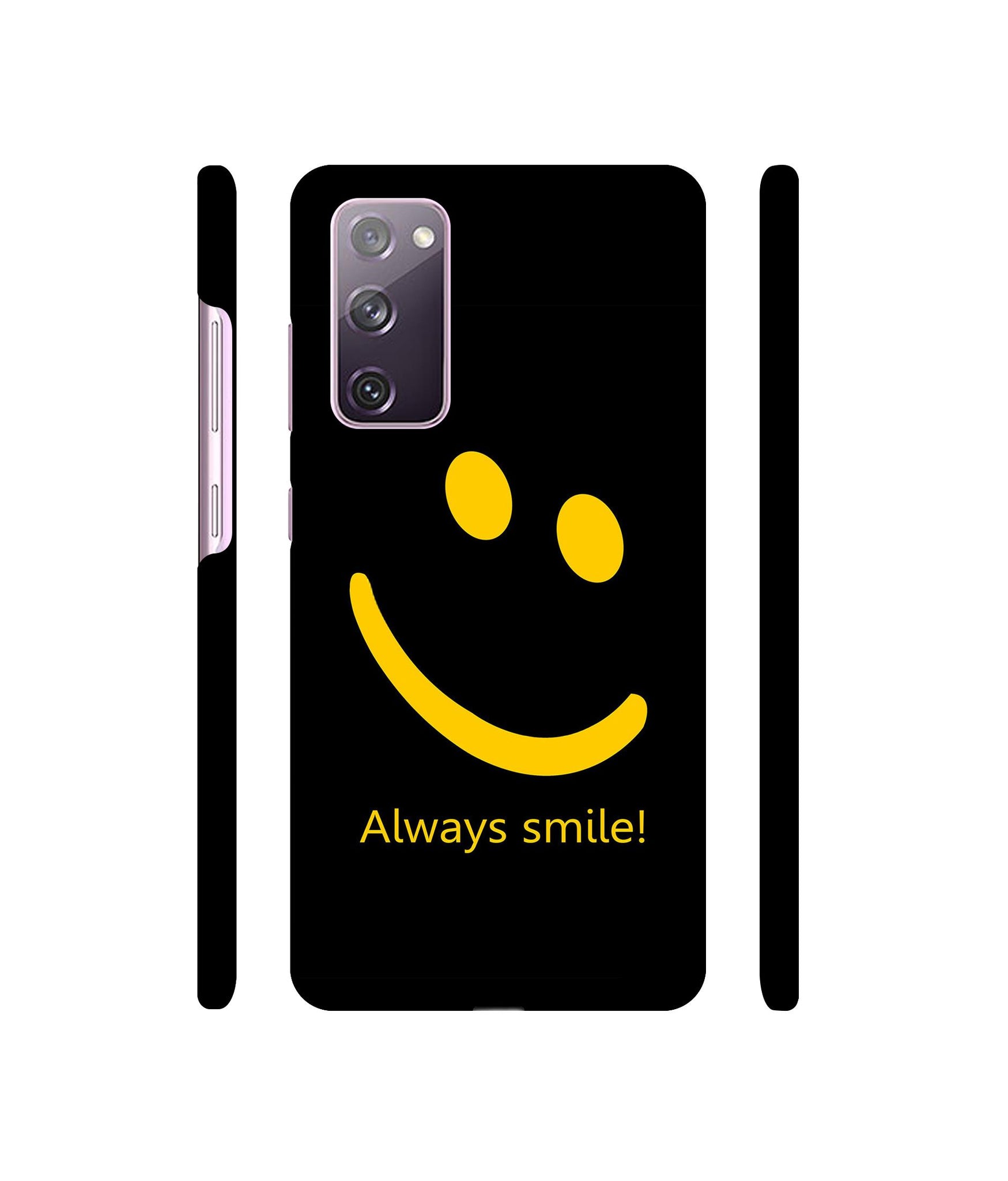 Always Smile Quote Designer Hard Back Cover for Samsung Galaxy S20 FE 5G