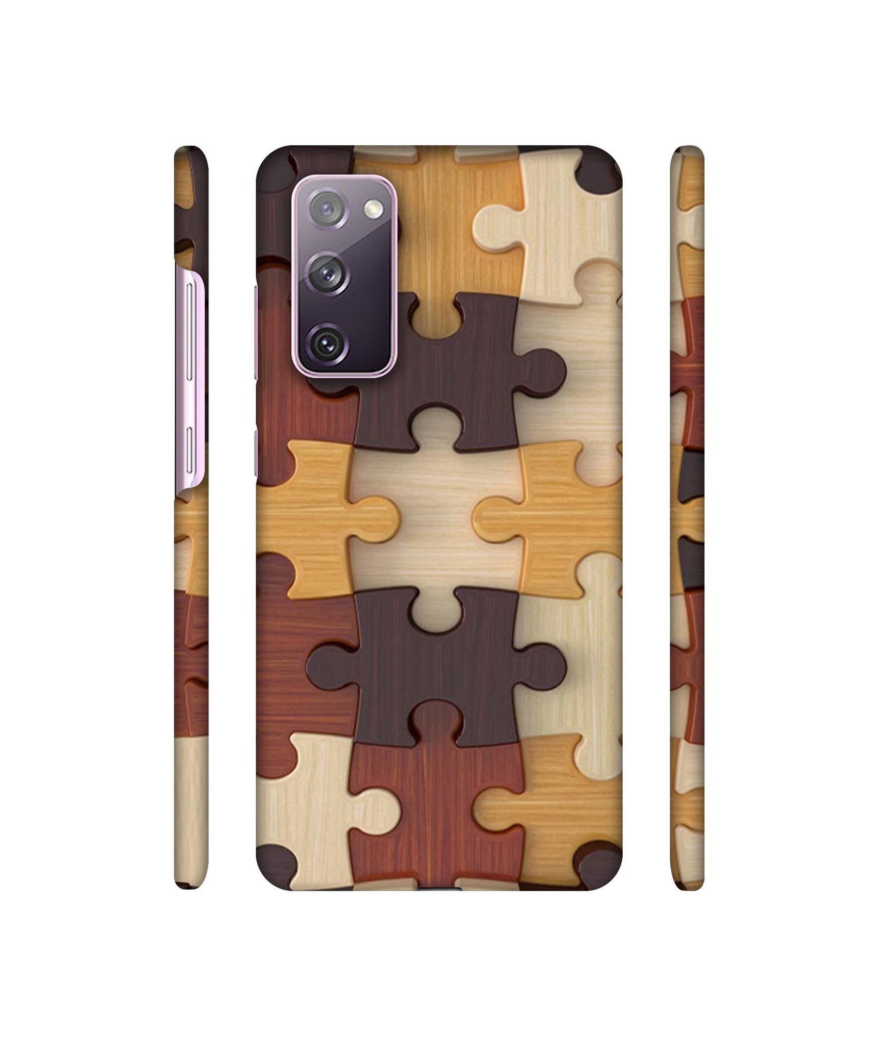 Puzzle Pattern Designer Hard Back Cover for Samsung Galaxy S20 FE 5G
