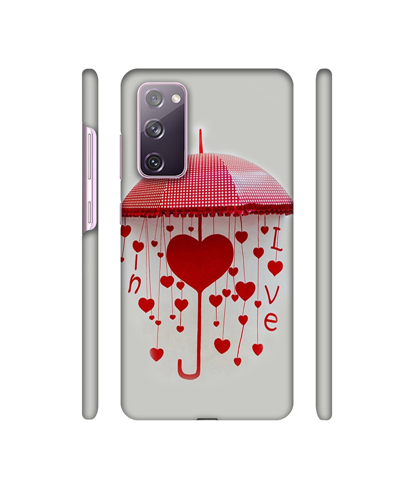 Love Heart Designer Hard Back Cover for Samsung Galaxy S20 FE 5G