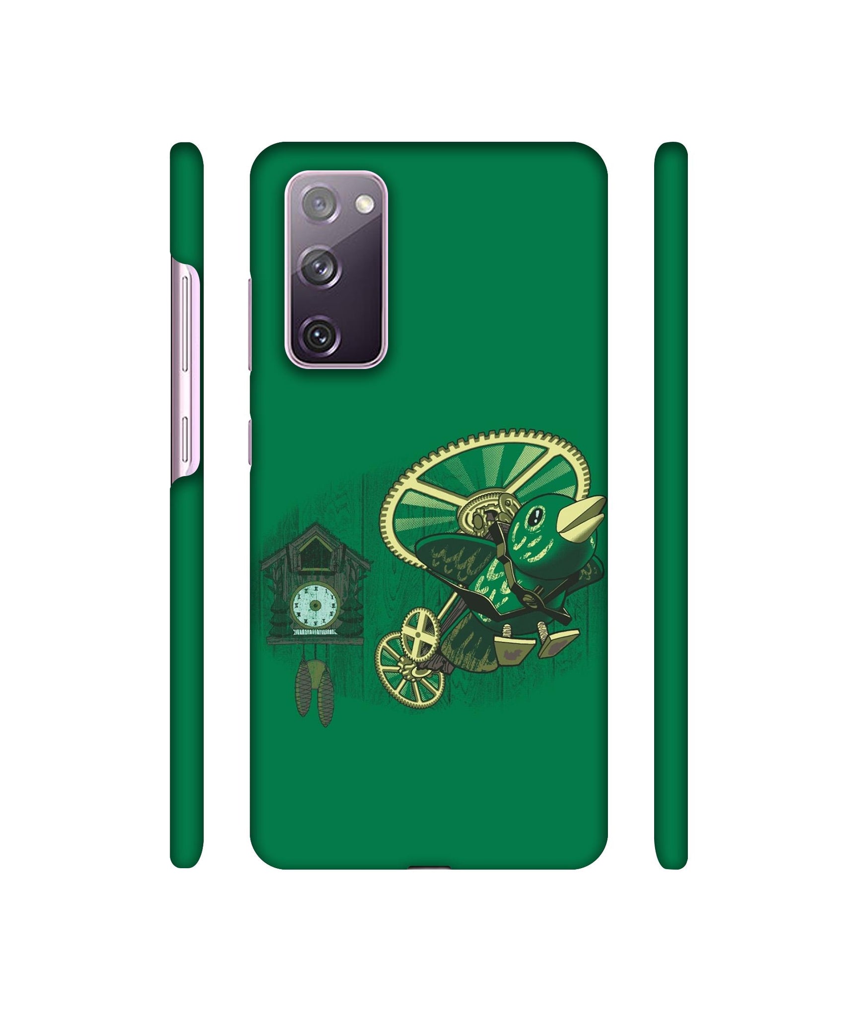 Clock Bird Designer Hard Back Cover for Samsung Galaxy S20 FE 5G