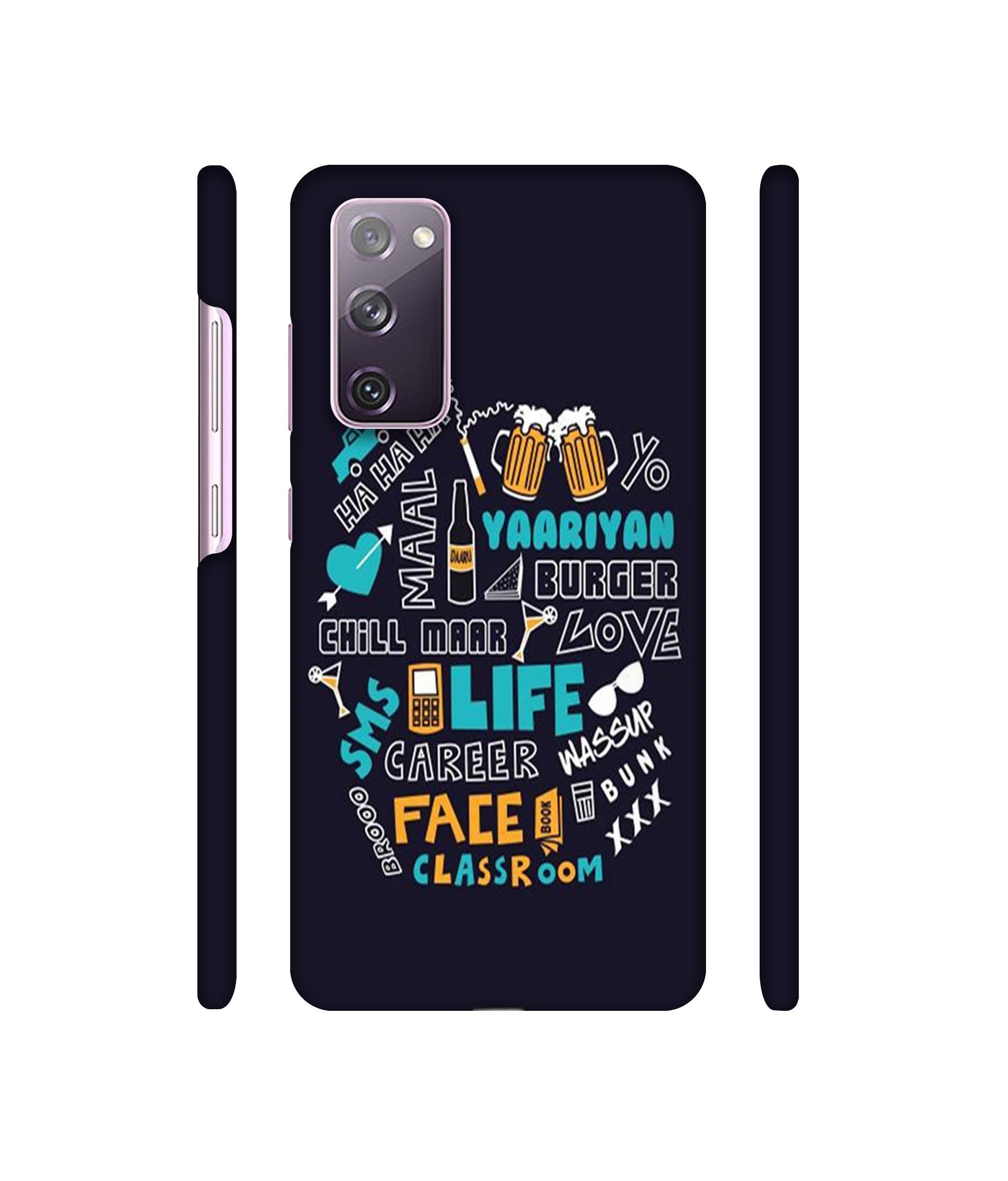 Funny Quote Designer Hard Back Cover for Samsung Galaxy S20 FE 5G