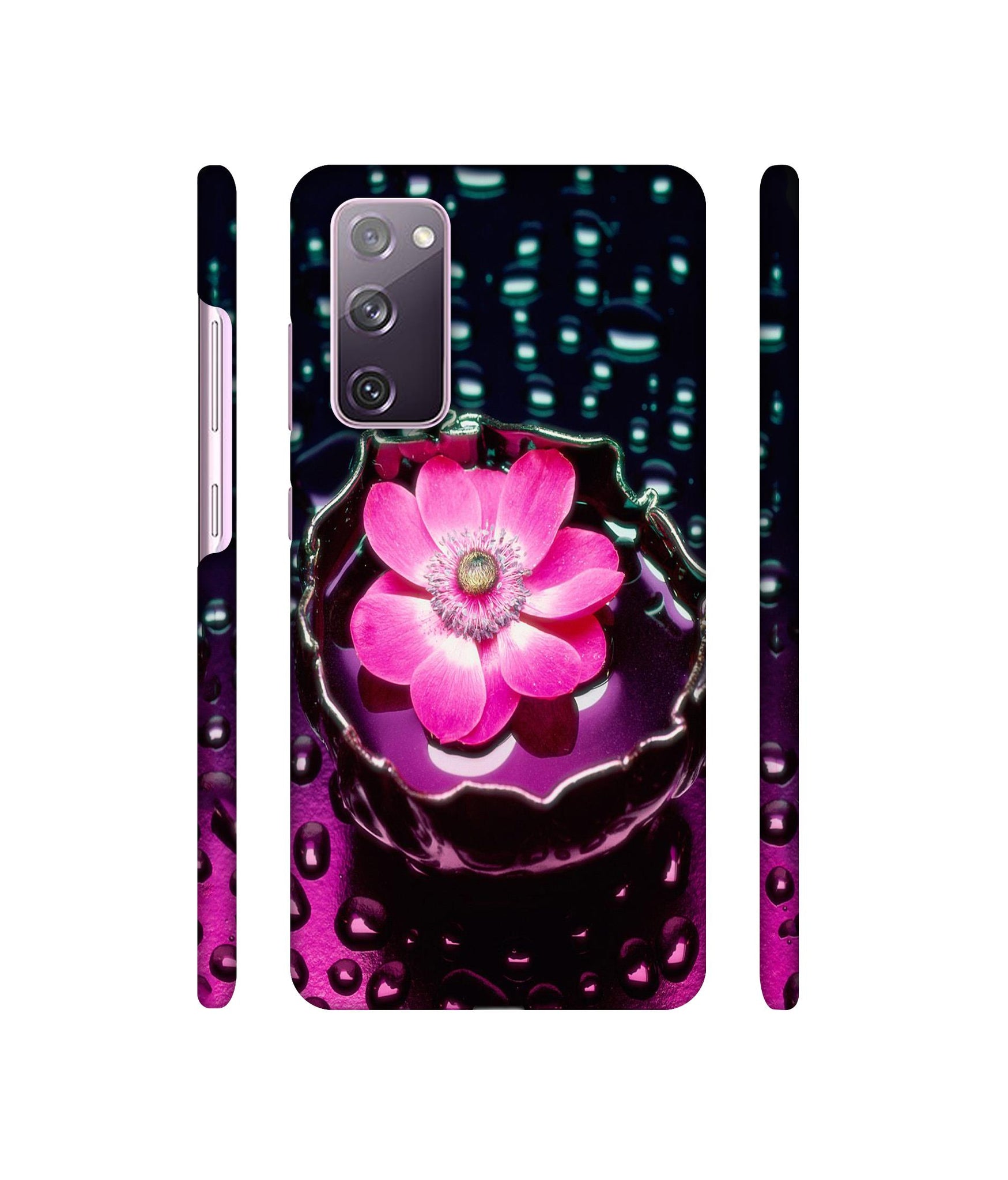 Flower in Water Designer Hard Back Cover for Samsung Galaxy S20 FE 5G