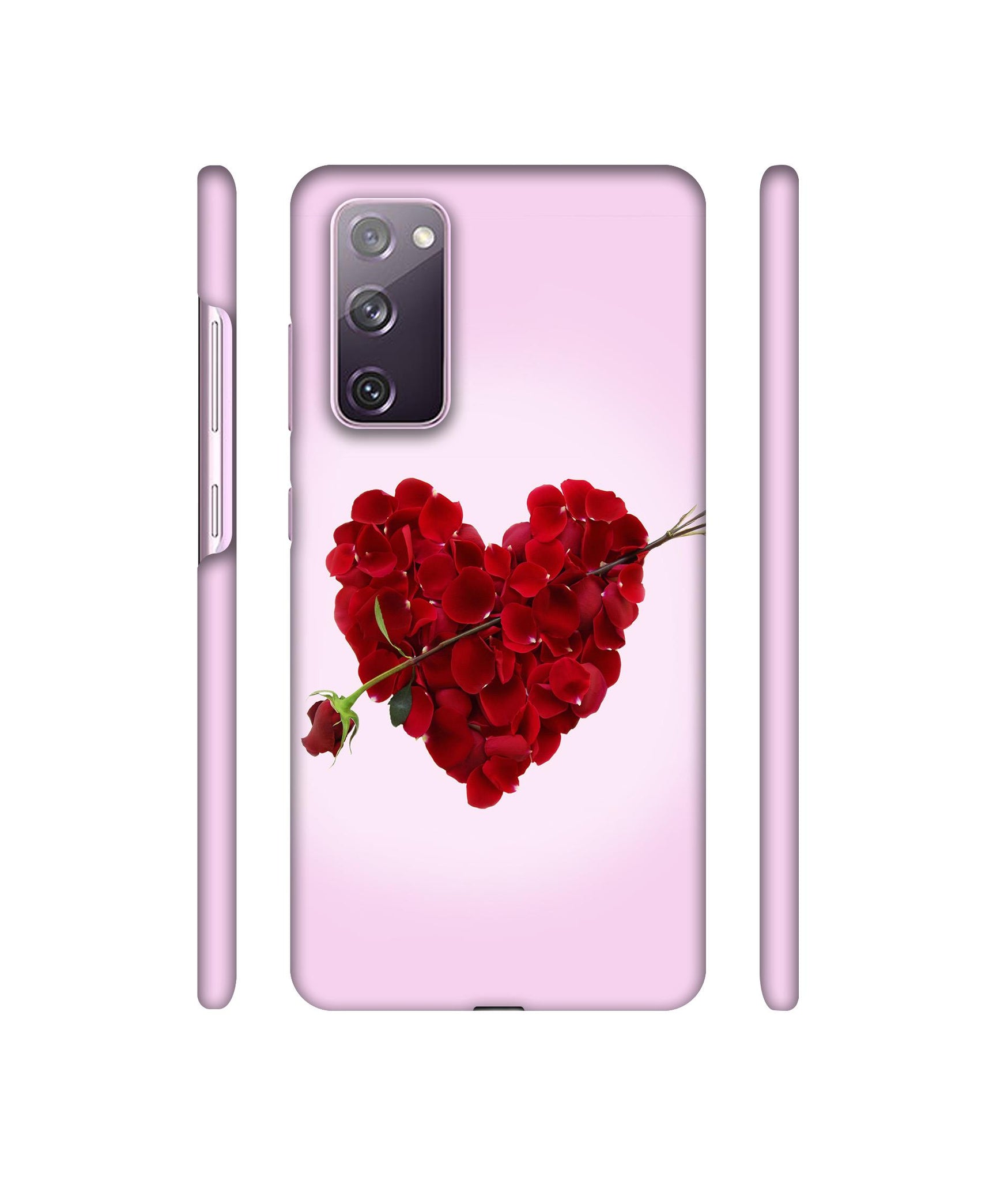 Heart Flower Designer Hard Back Cover for Samsung Galaxy S20 FE 5G
