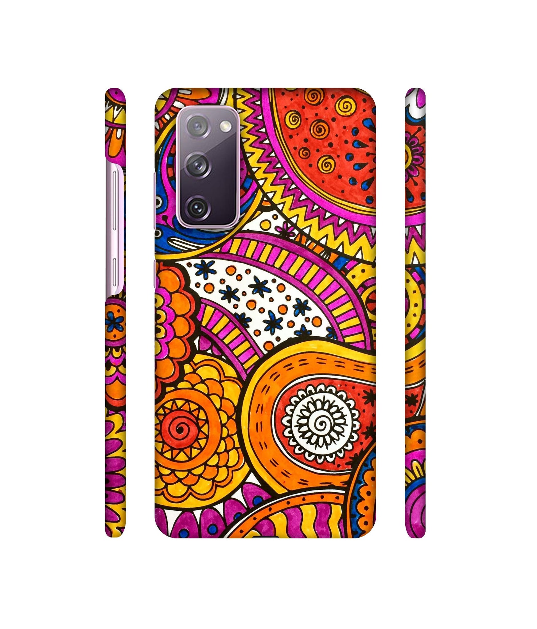 Rangoli Paisley Art Designer Hard Back Cover for Samsung Galaxy S20 FE 5G