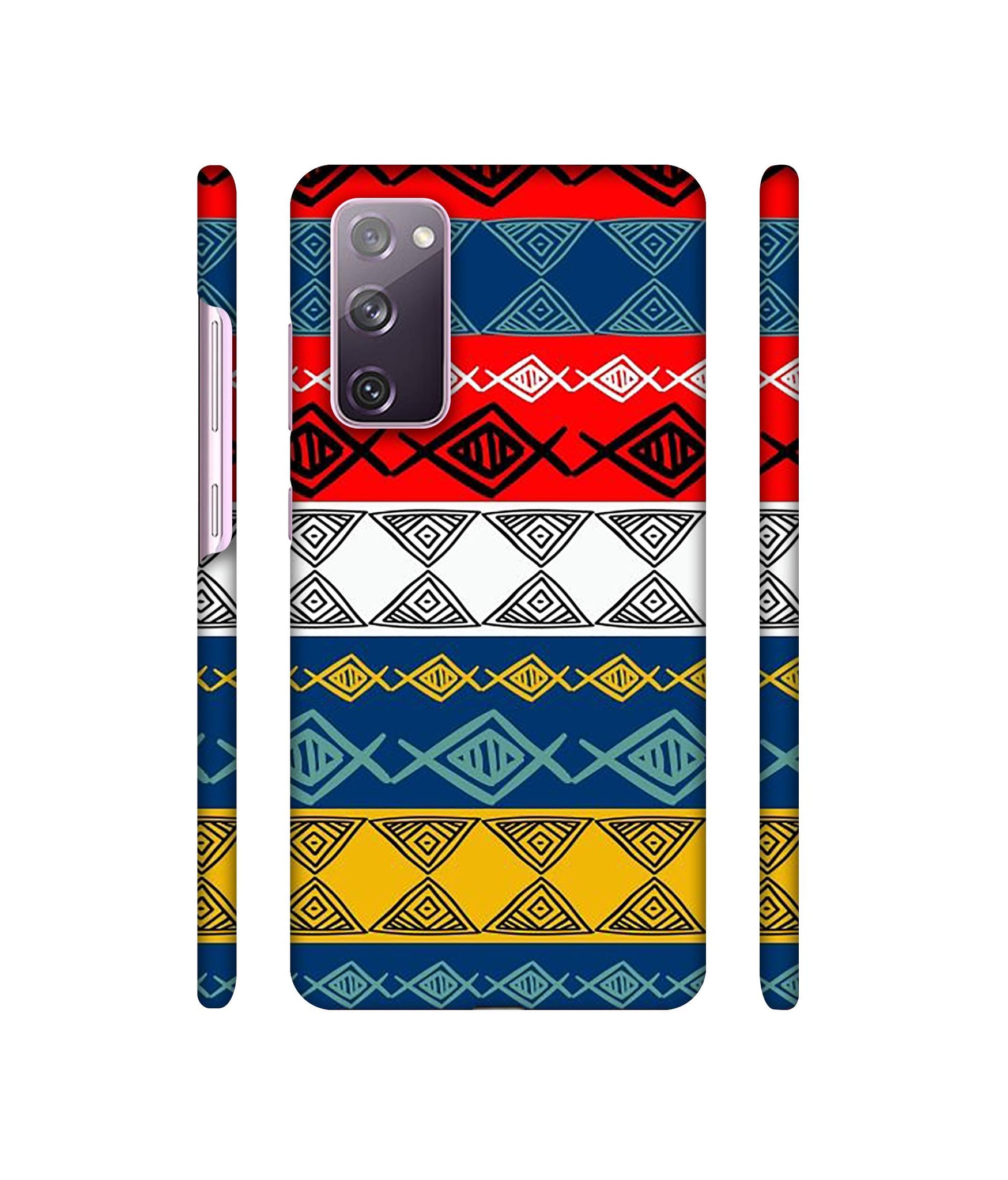 Colorful Hand Made Rangoli Art Designer Hard Back Cover for Samsung Galaxy S20 FE 5G