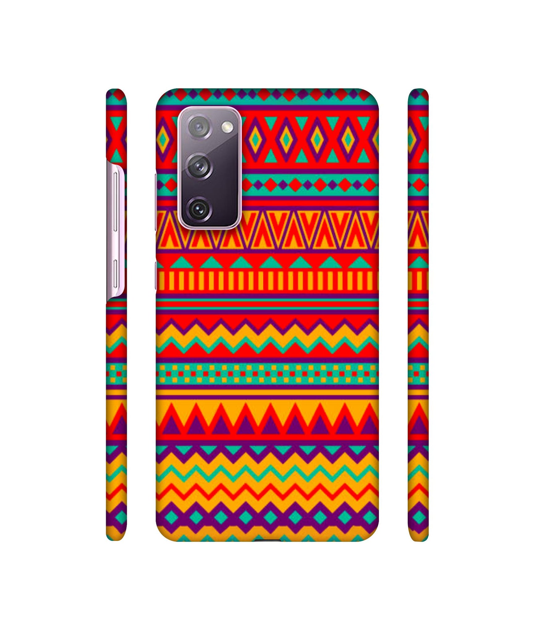 Multicolor Rangoli Art Designer Hard Back Cover for Samsung Galaxy S20 FE 5G