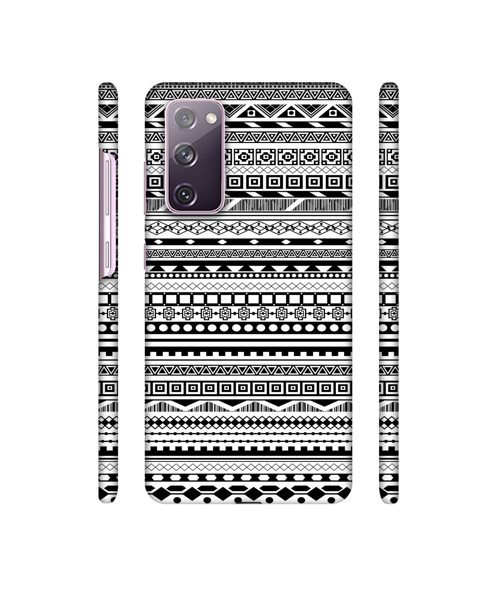 Black & White Patterns Designer Hard Back Cover for Samsung Galaxy S20 FE 5G