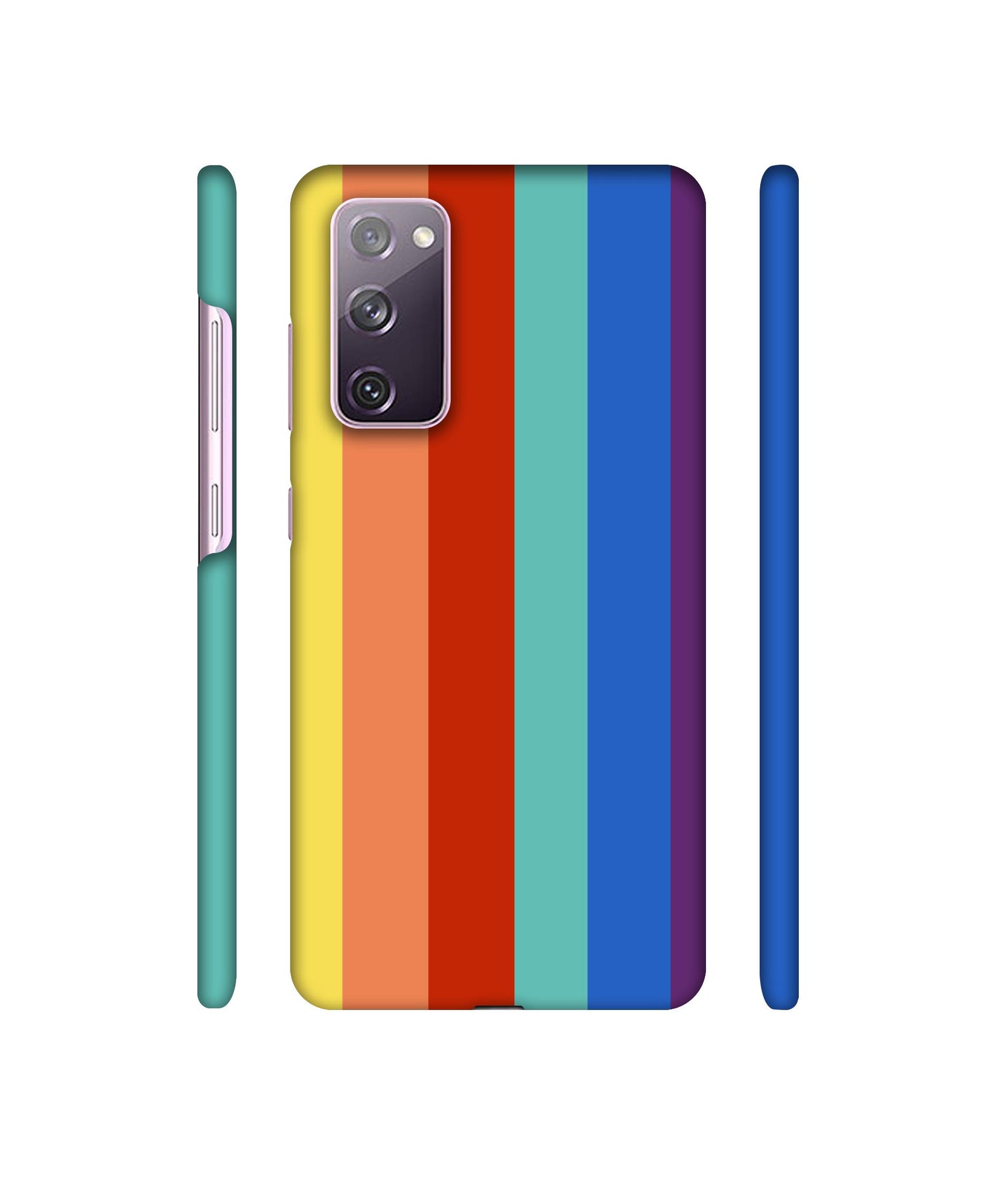 Rainbow Colors Designer Hard Back Cover for Samsung Galaxy S20 FE 5G