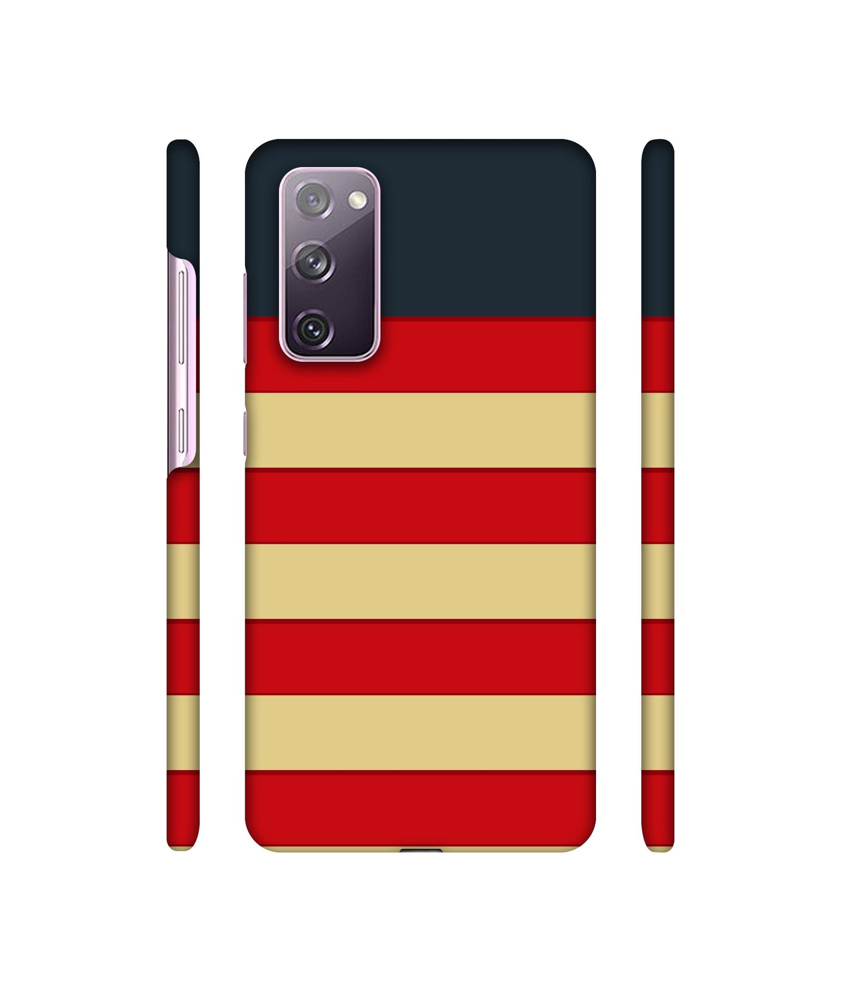 Multicolor Lines Designer Hard Back Cover for Samsung Galaxy S20 FE 5G