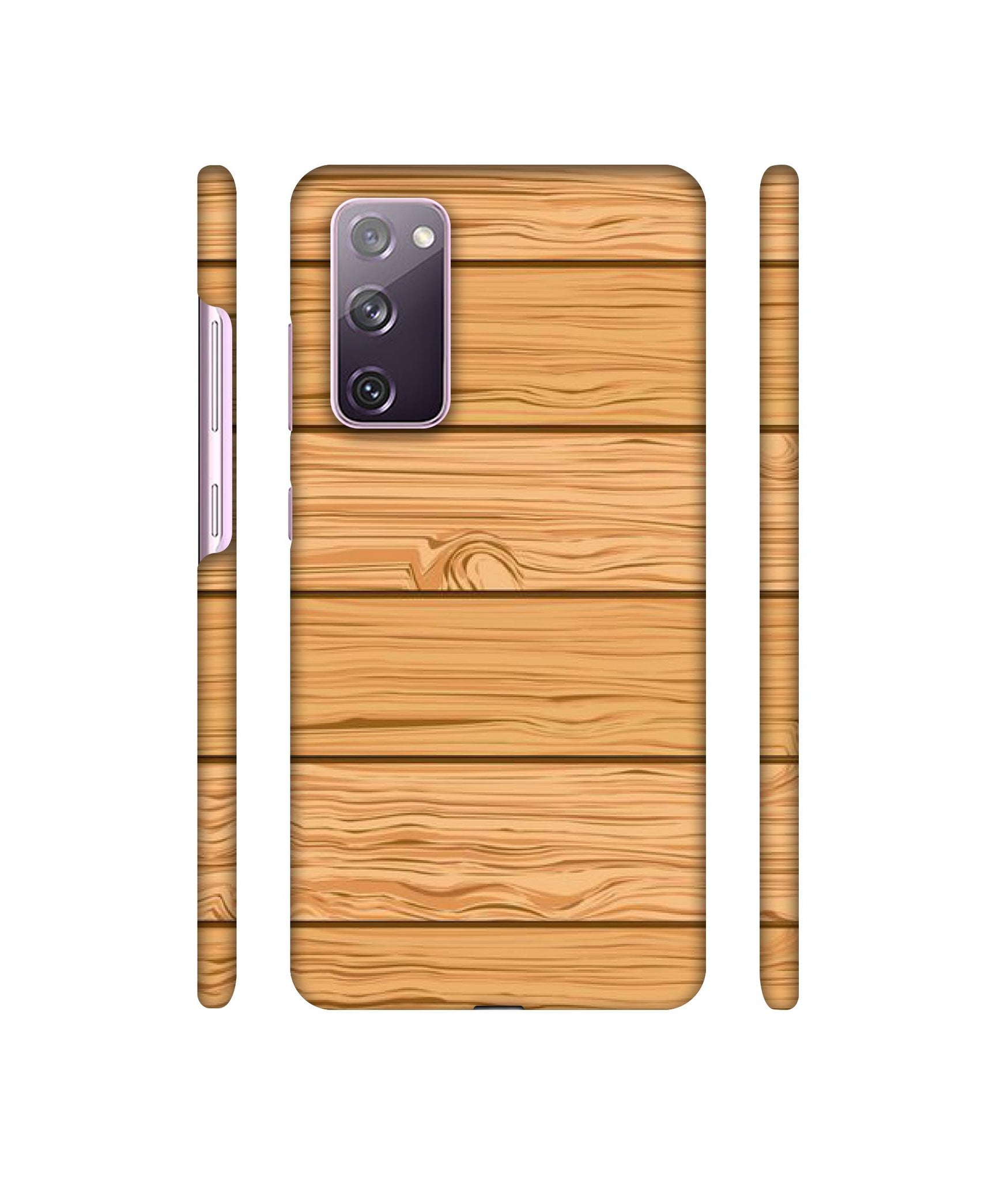 Wooden Texture Pattern Designer Hard Back Cover for Samsung Galaxy S20 FE 5G