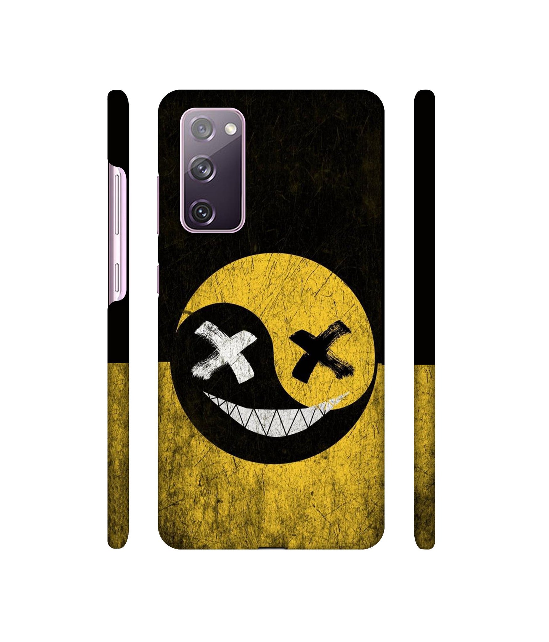 Double Face Smile Designer Hard Back Cover for Samsung Galaxy S20 FE 5G