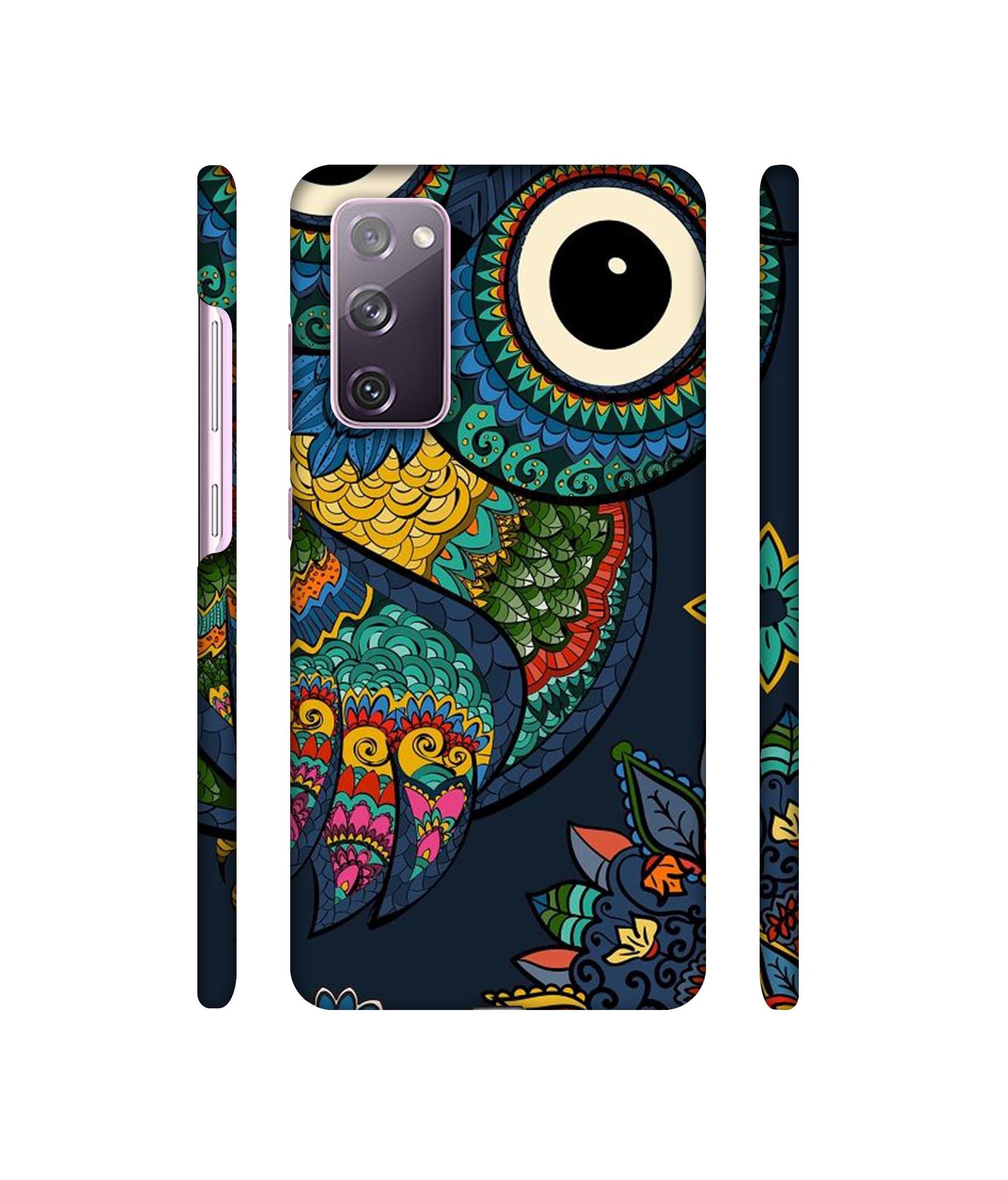 Owl Designer Hard Back Cover for Samsung Galaxy S20 FE 5G