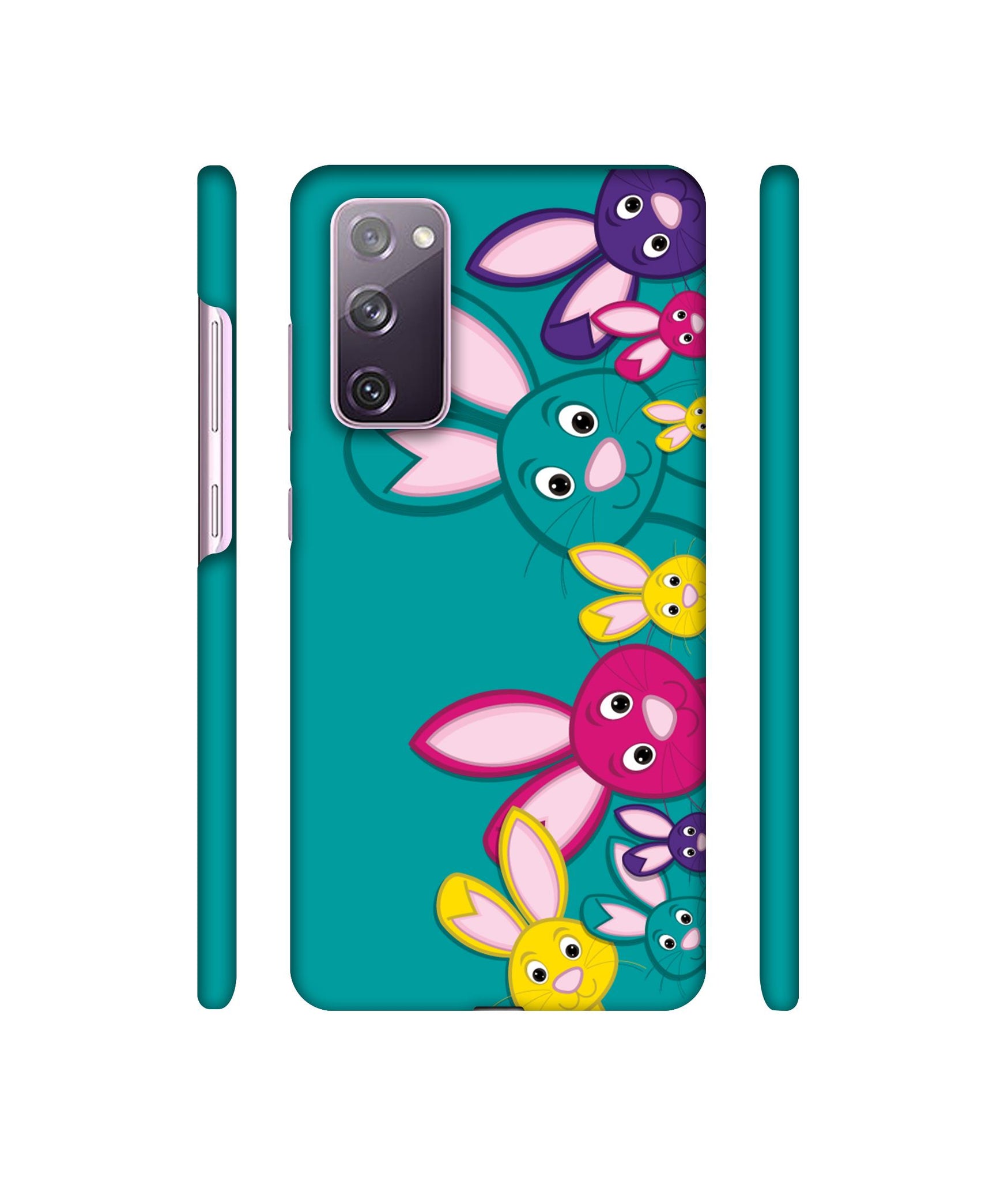 Rabbit Family Designer Hard Back Cover for Samsung Galaxy S20 FE 5G