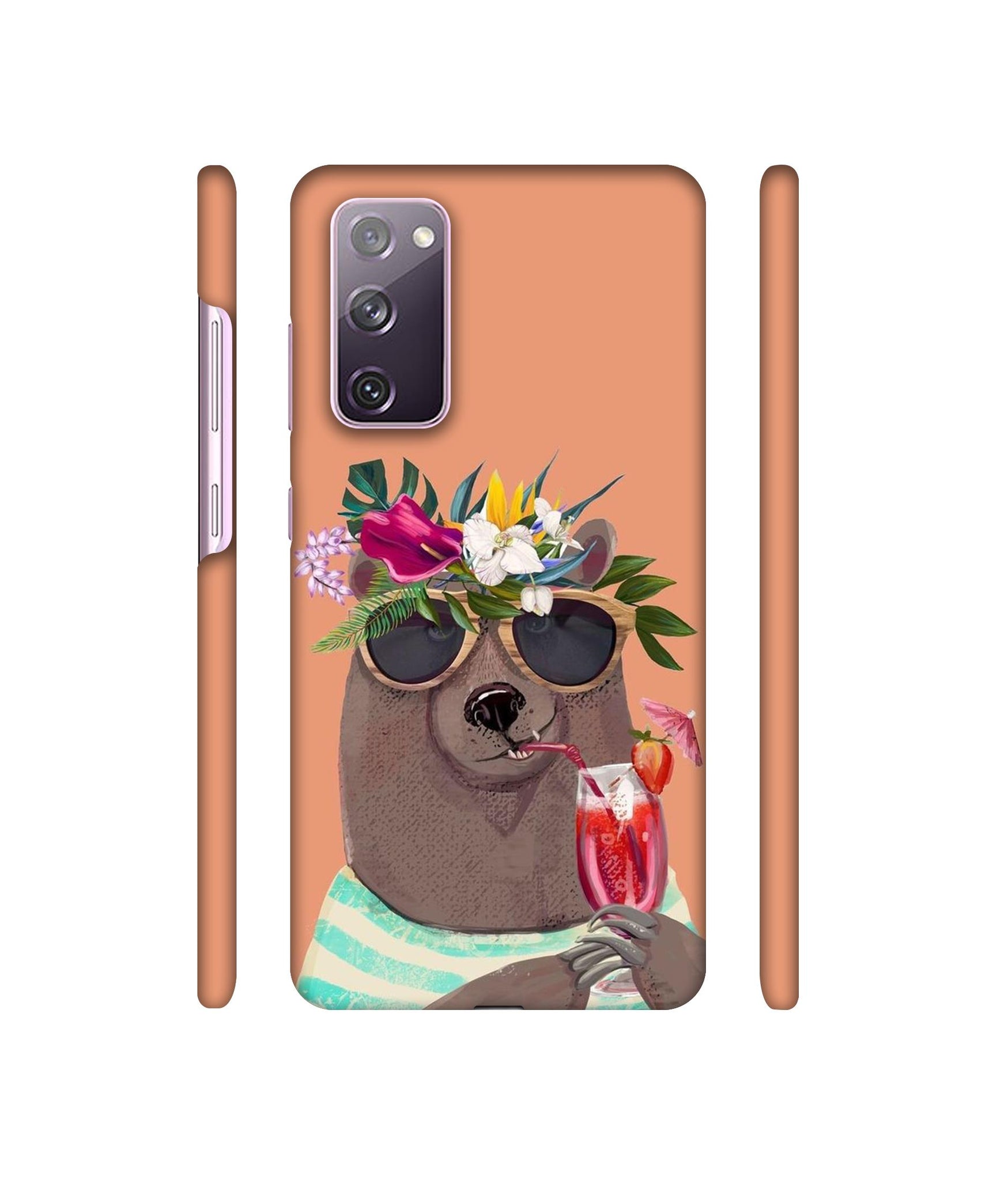 Summer Chill Beer Designer Hard Back Cover for Samsung Galaxy S20 FE 5G