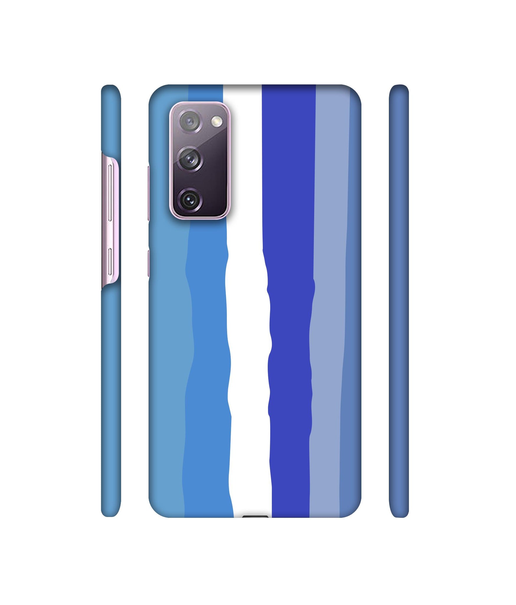 Blue Shade Rainbow Designer Hard Back Cover for Samsung Galaxy S20 FE 5G