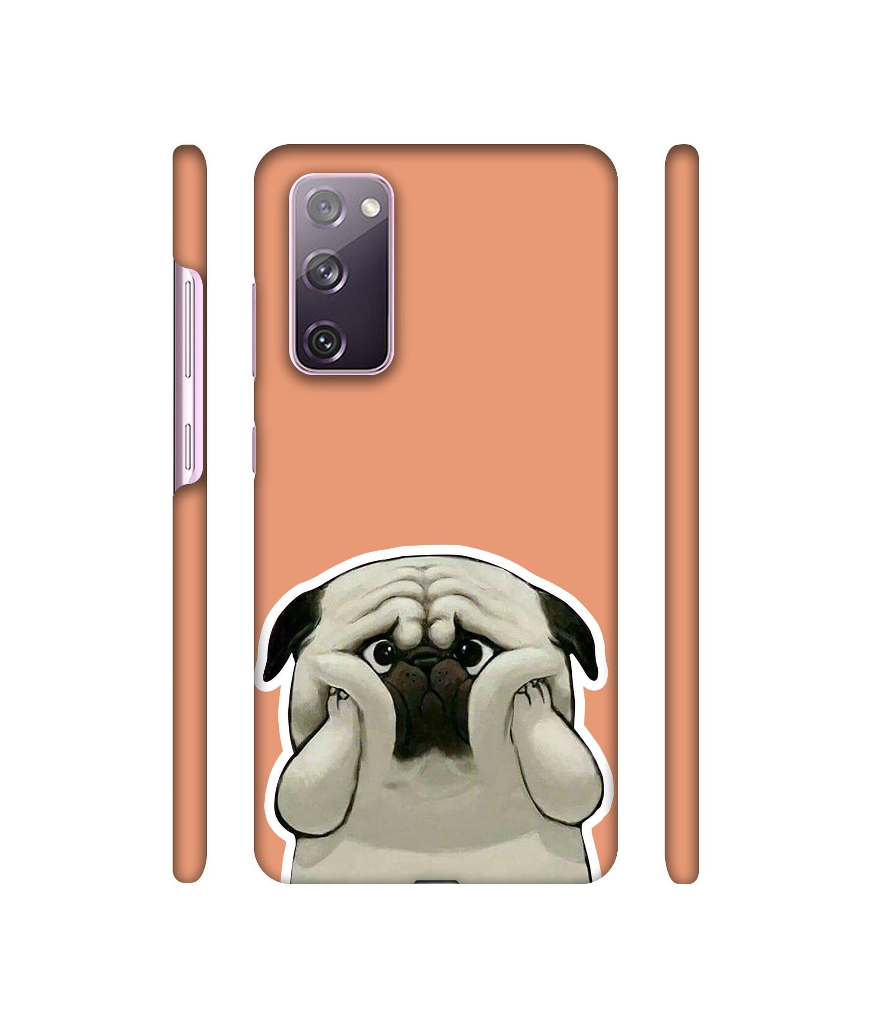 Pot Dog Pich Colour Designer Hard Back Cover for Samsung Galaxy S20 FE 5G
