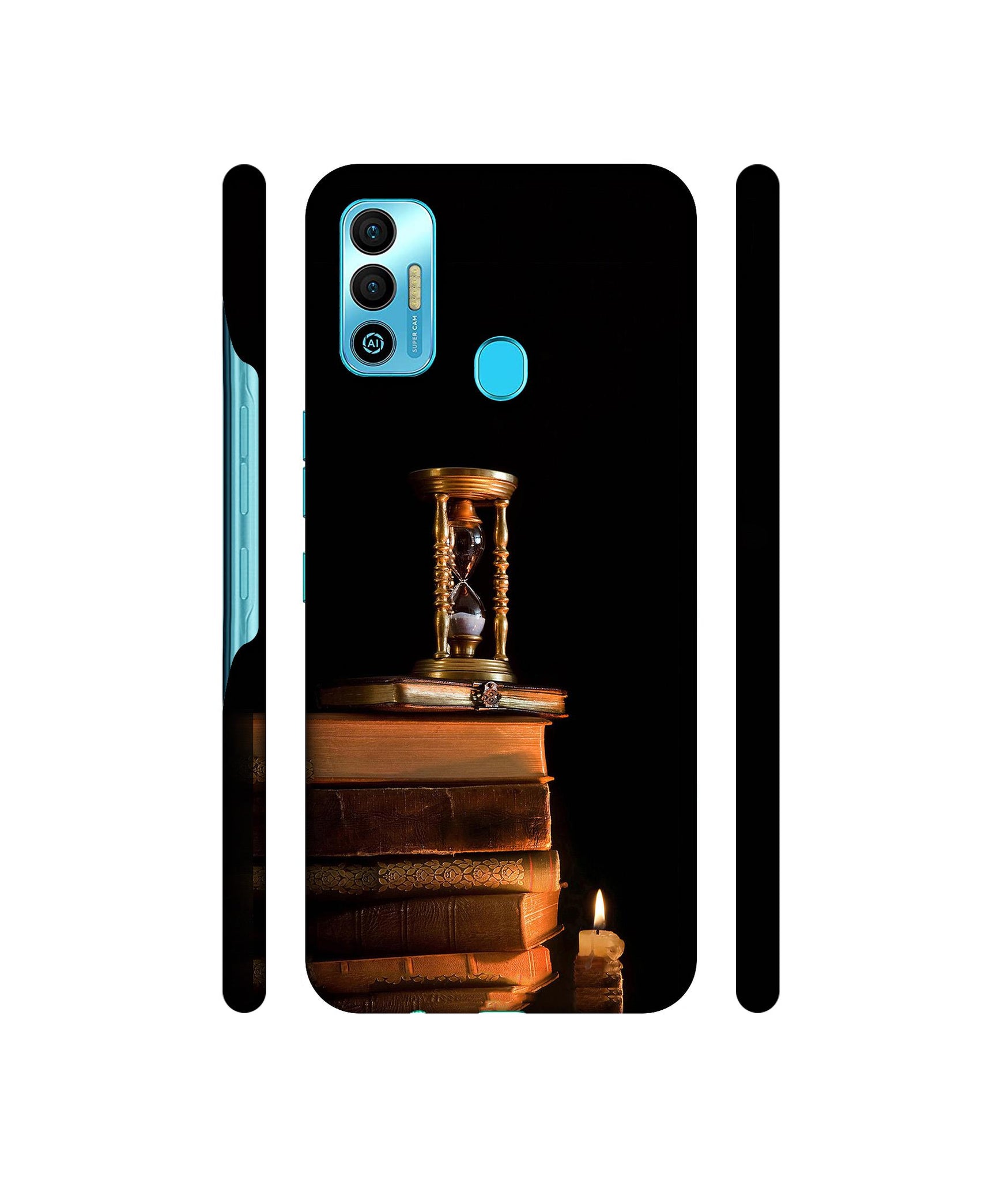 Magic Candles Books Designer Hard Back Cover for Tecno Spark 7T