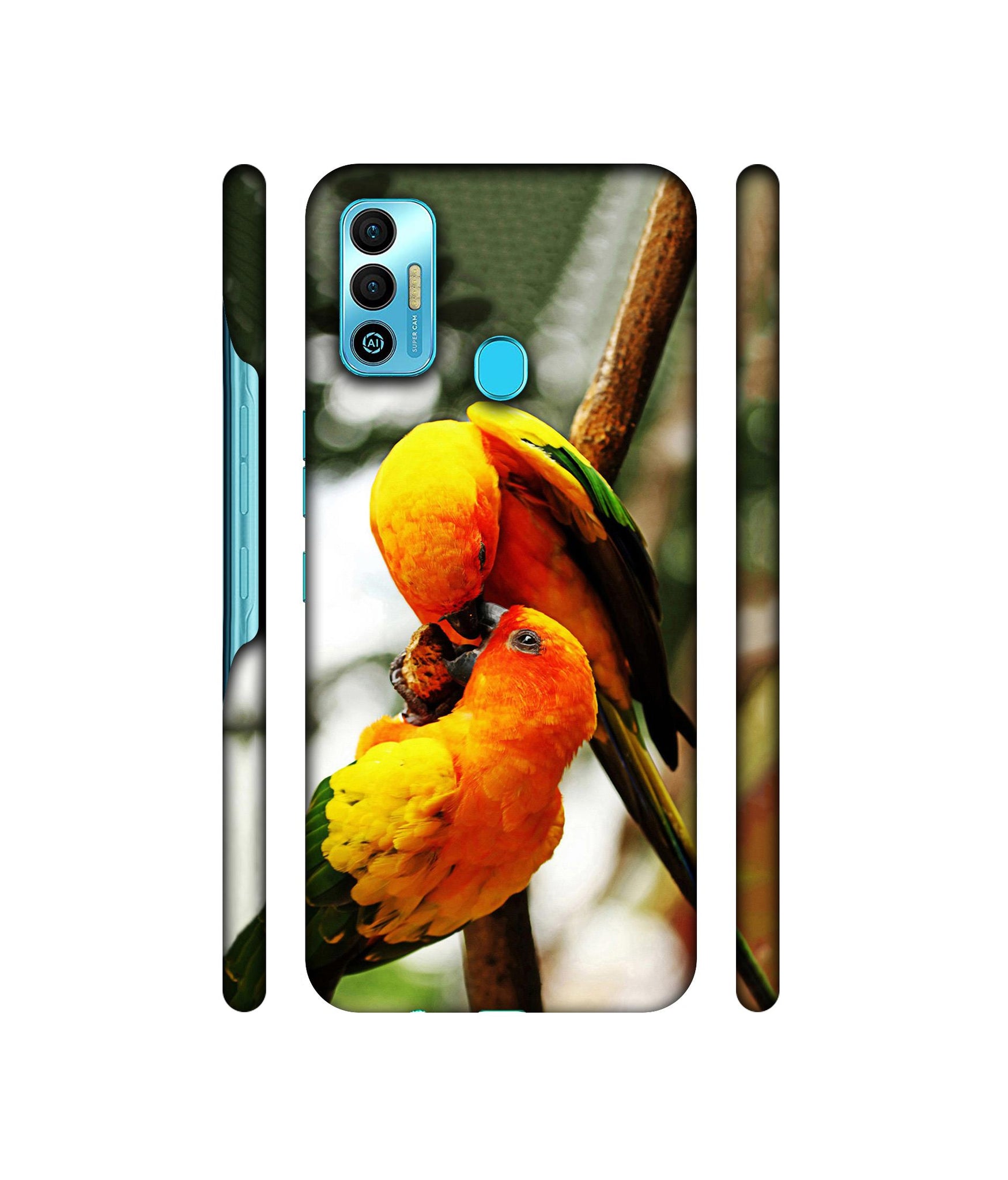 Love Bards Designer Hard Back Cover for Tecno Spark 7T