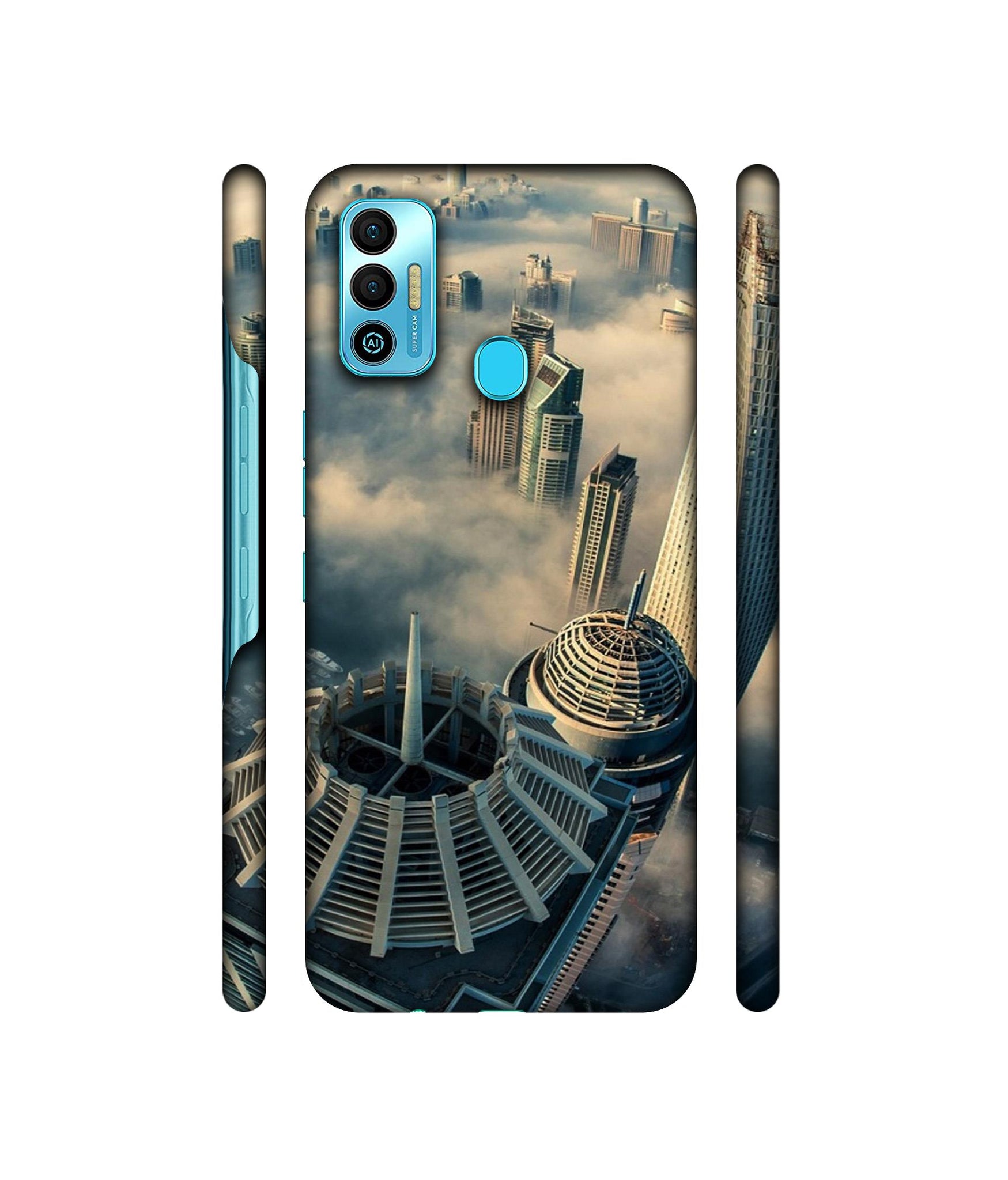 City Scapes Designer Hard Back Cover for Tecno Spark 7T
