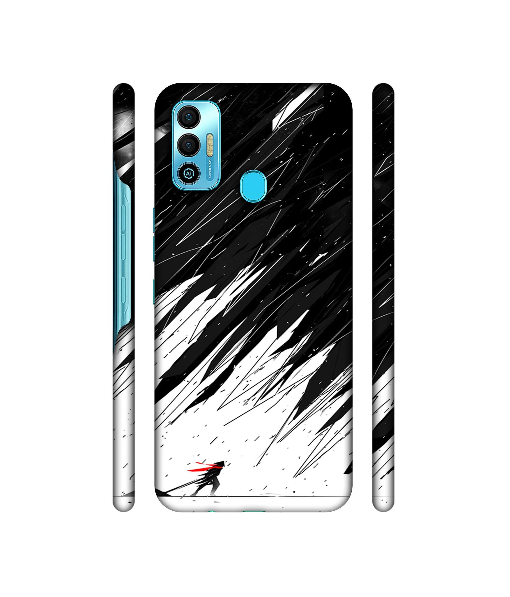 Geometric Strom Designer Hard Back Cover for Tecno Spark 7T