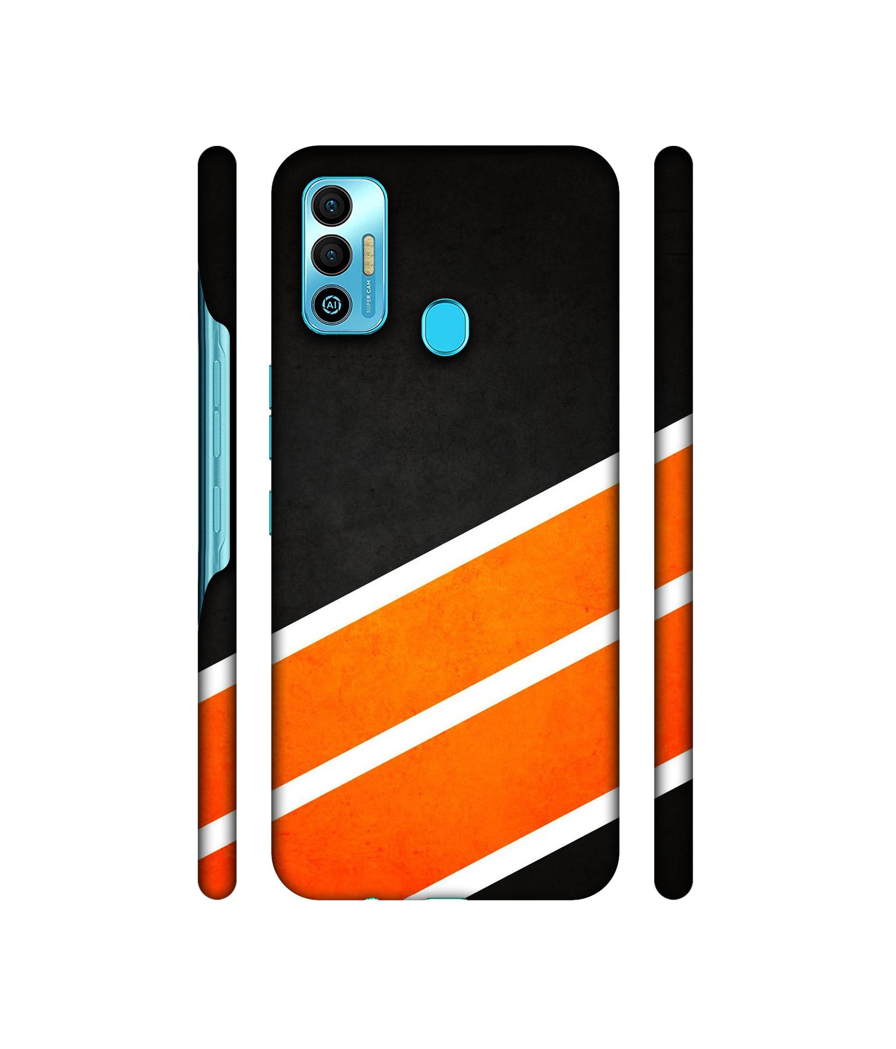 Abstract Pattern Designer Hard Back Cover for Tecno Spark 7T