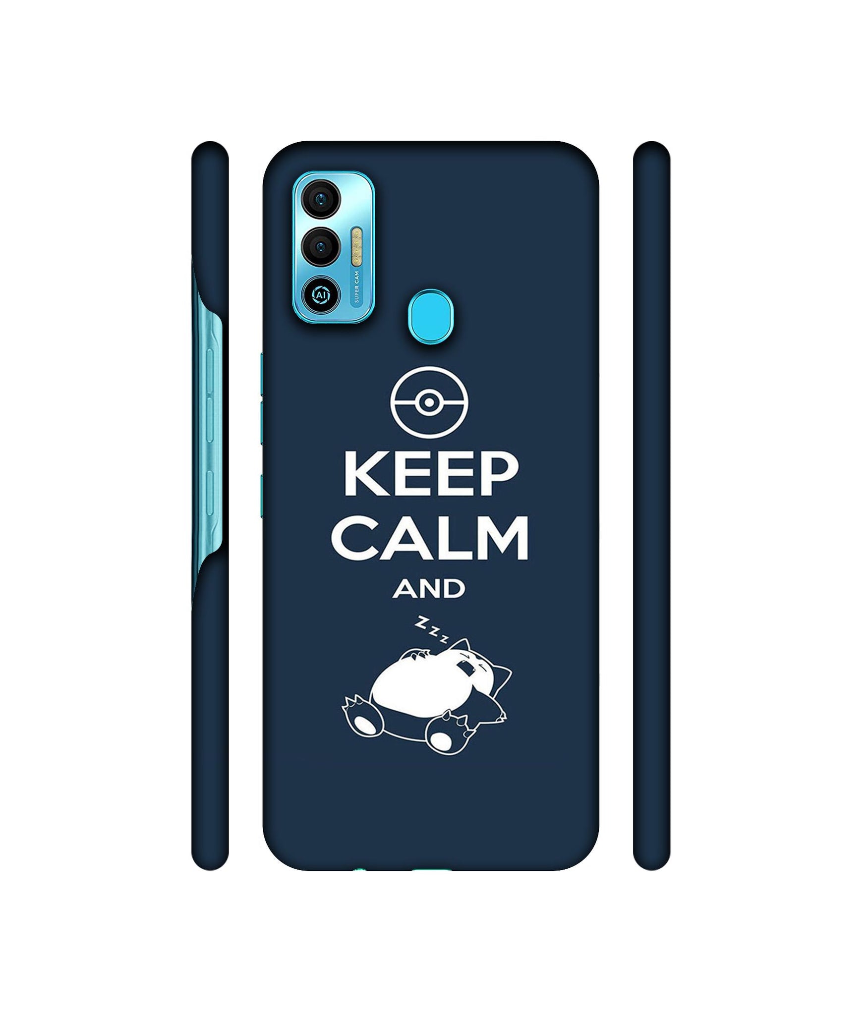Sleep Pattern Designer Hard Back Cover for Tecno Spark 7T