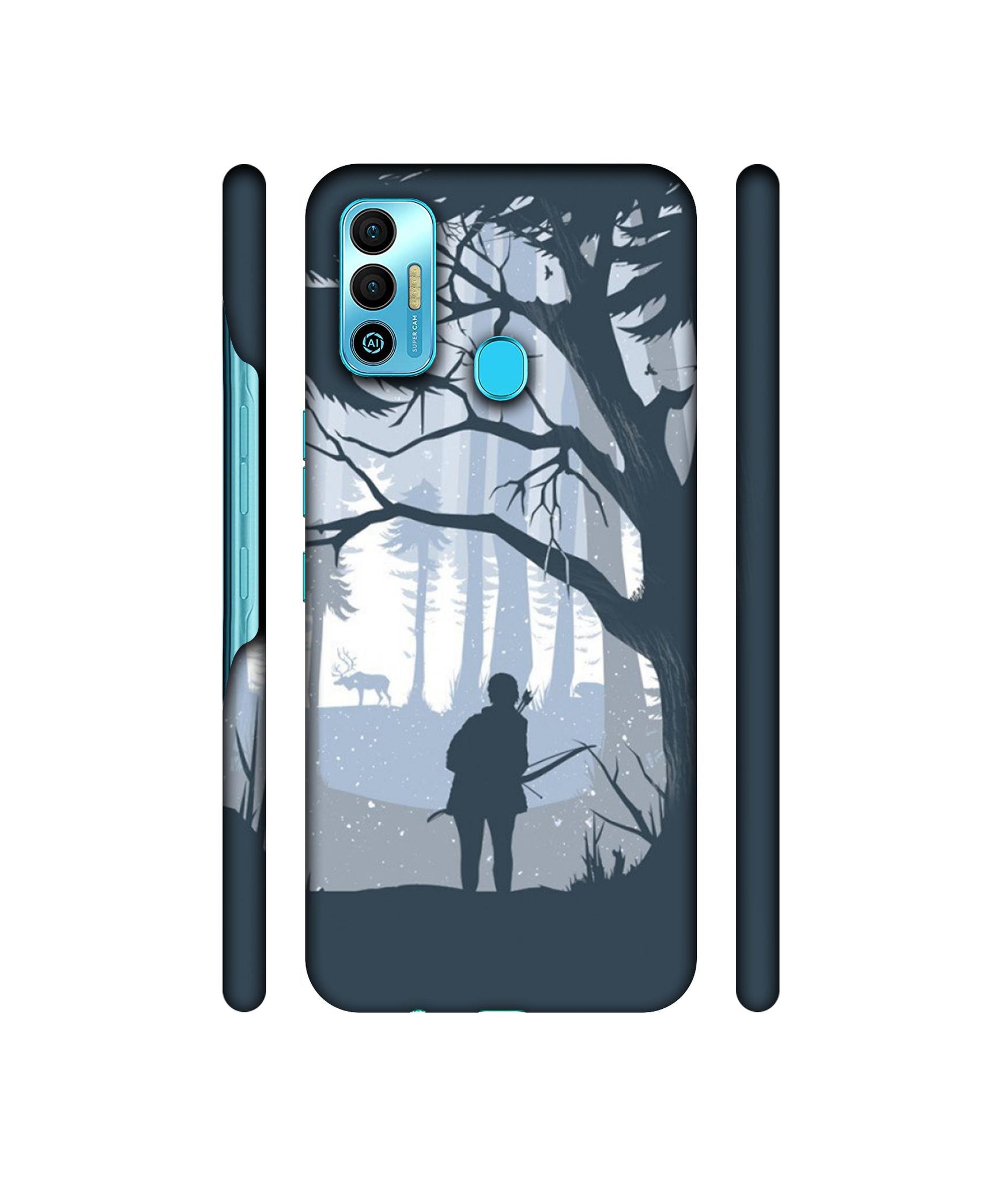 Hunter Designer Hard Back Cover for Tecno Spark 7T