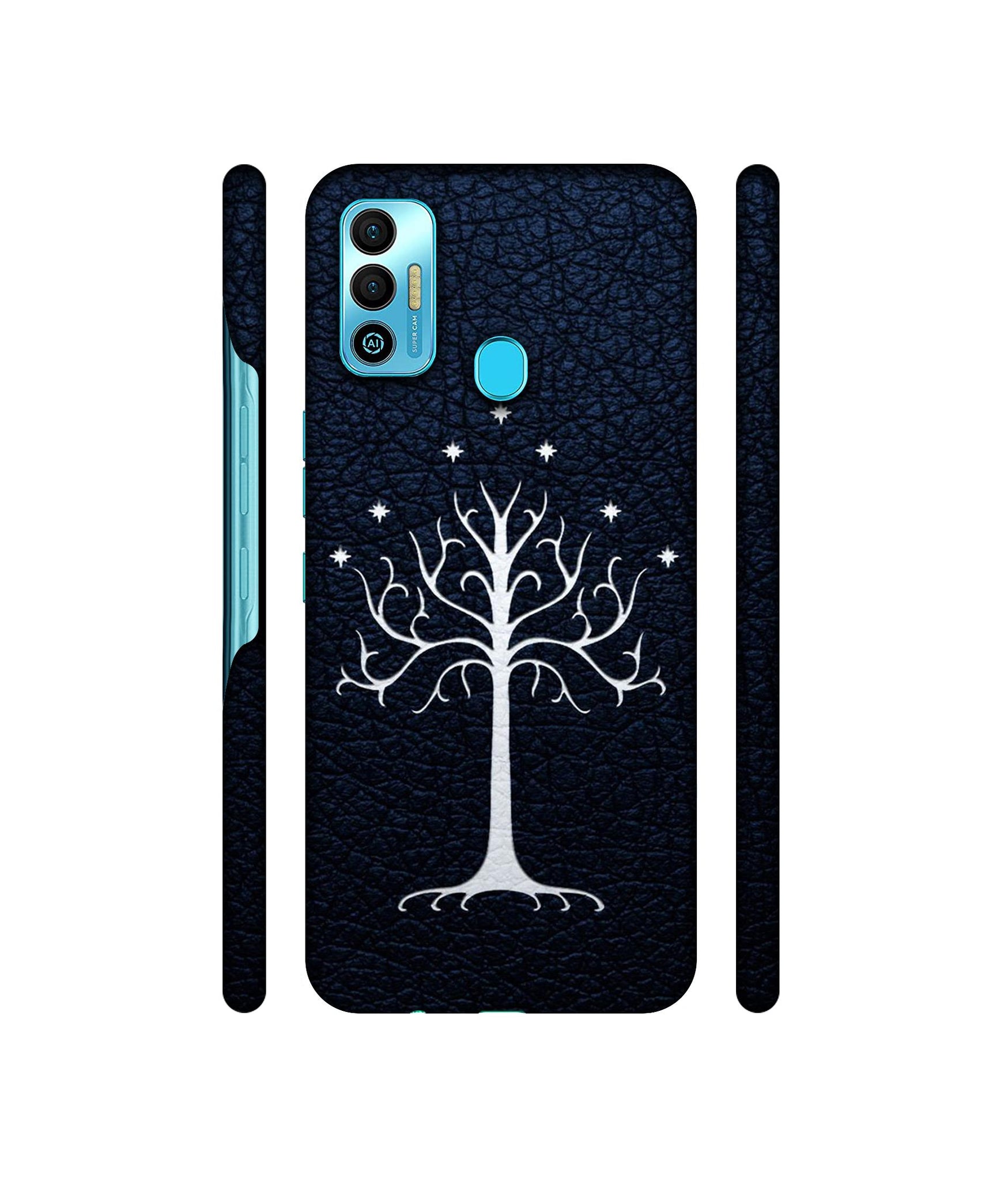 Magic Tree Pattern Designer Hard Back Cover for Tecno Spark 7T