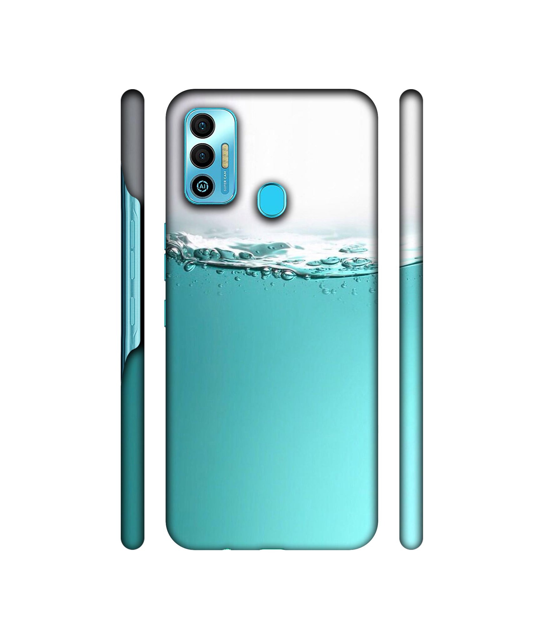 Half Fill Designer Hard Back Cover for Tecno Spark 7T