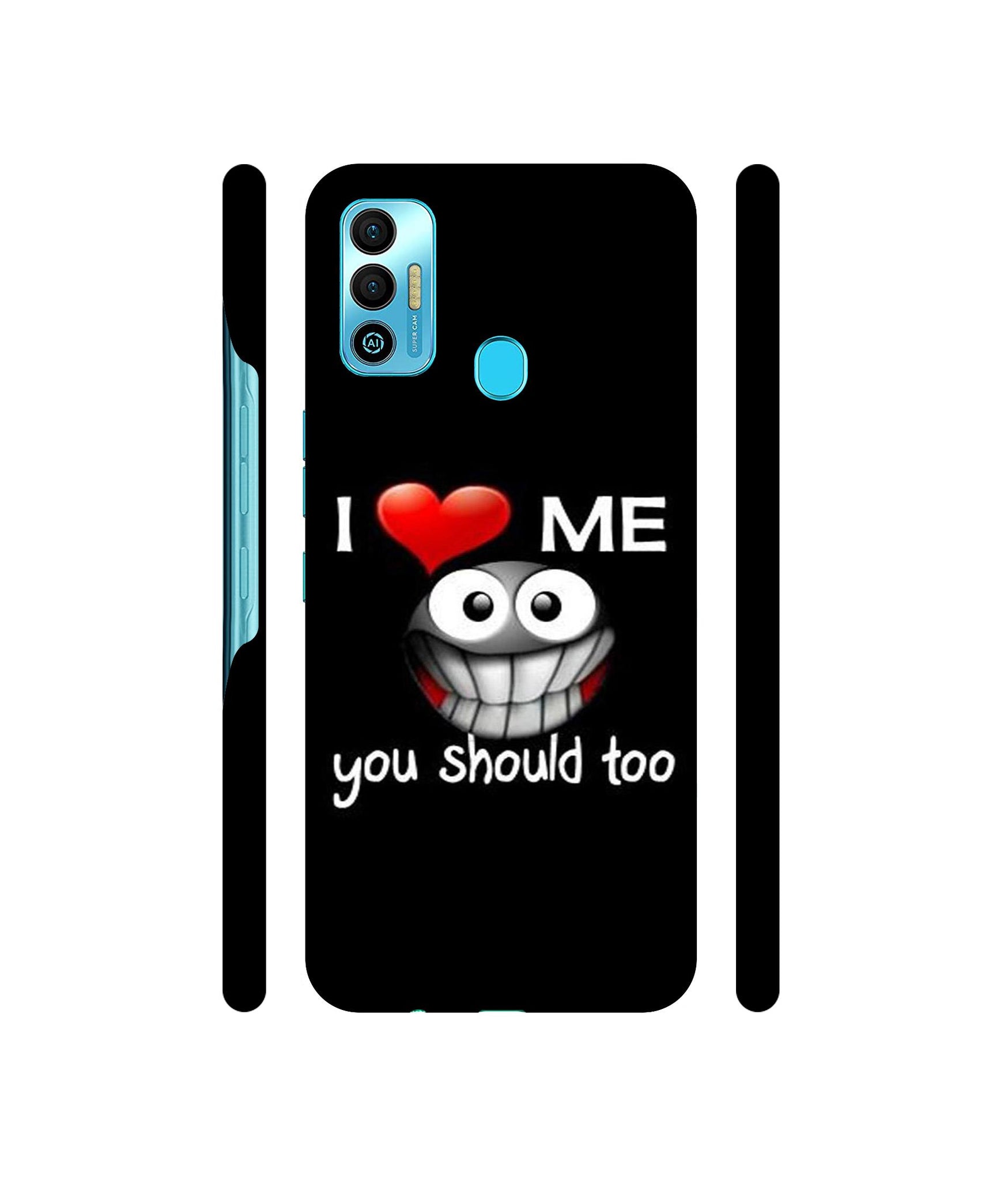 I Love Me Quotes Designer Hard Back Cover for Tecno Spark 7T