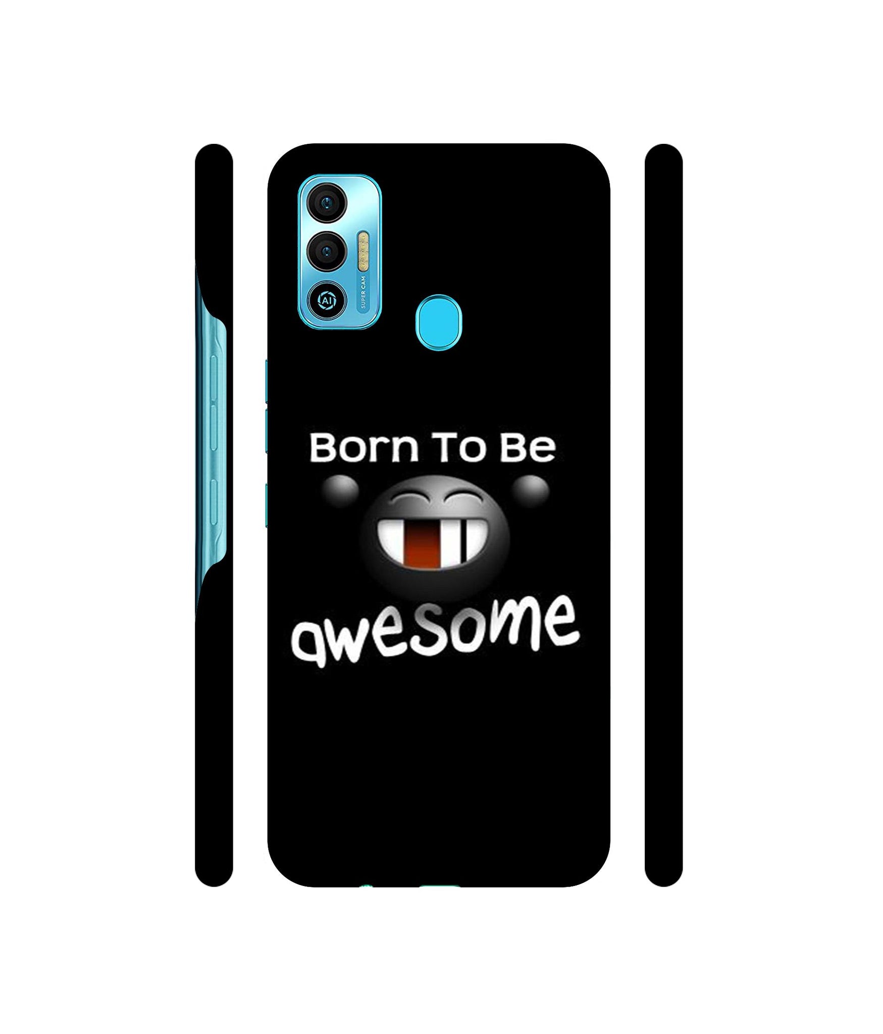 Awesome Quotes Designer Hard Back Cover for Tecno Spark 7T