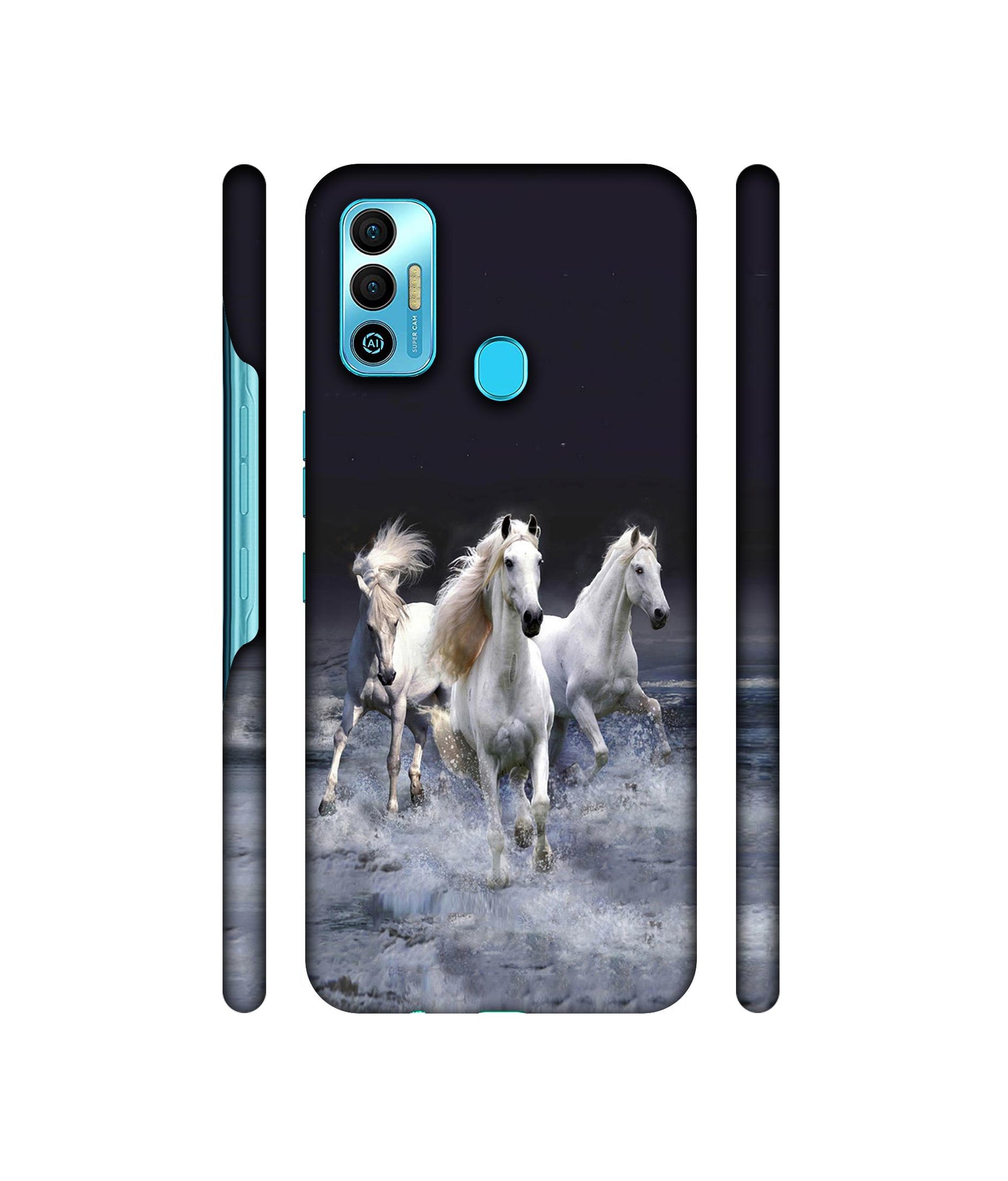 Mystic Horse Designer Hard Back Cover for Tecno Spark 7T
