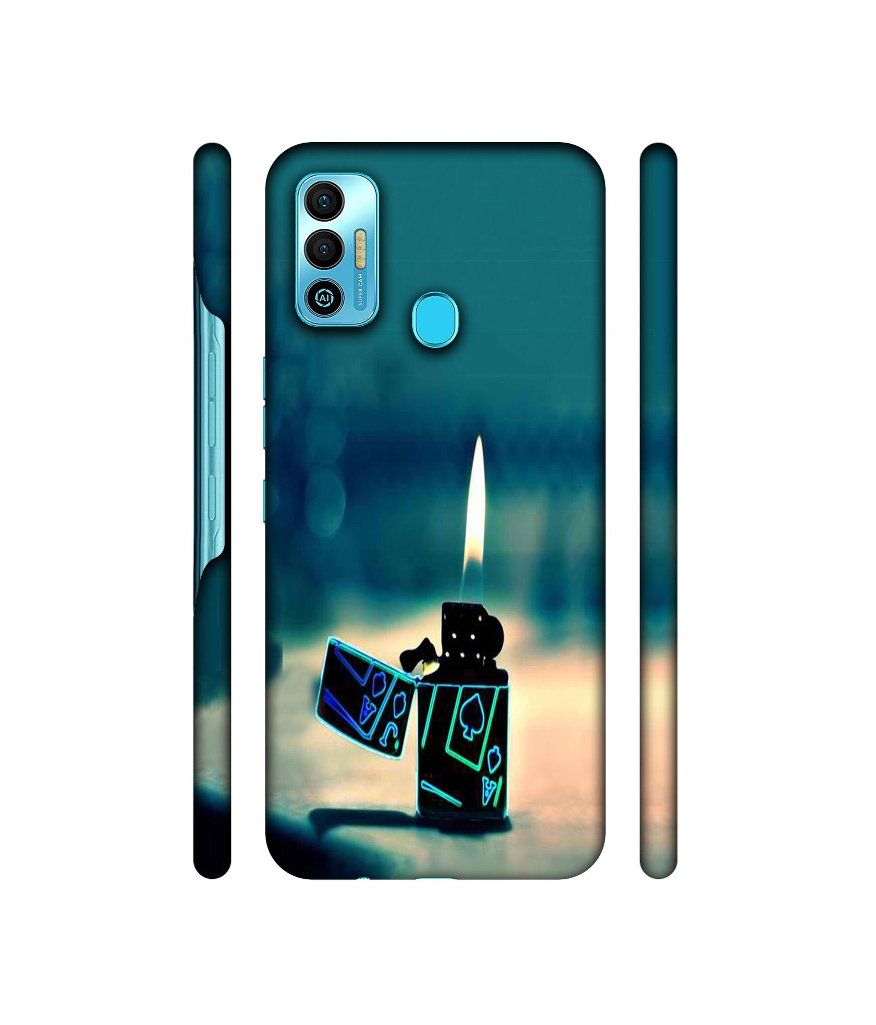 Cigrate Lighter Designer Hard Back Cover for Tecno Spark 7T