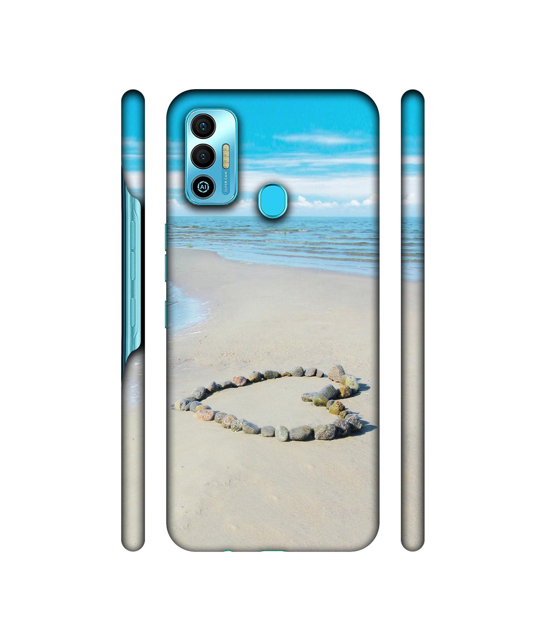 Stone Love Designer Hard Back Cover for Tecno Spark 7T