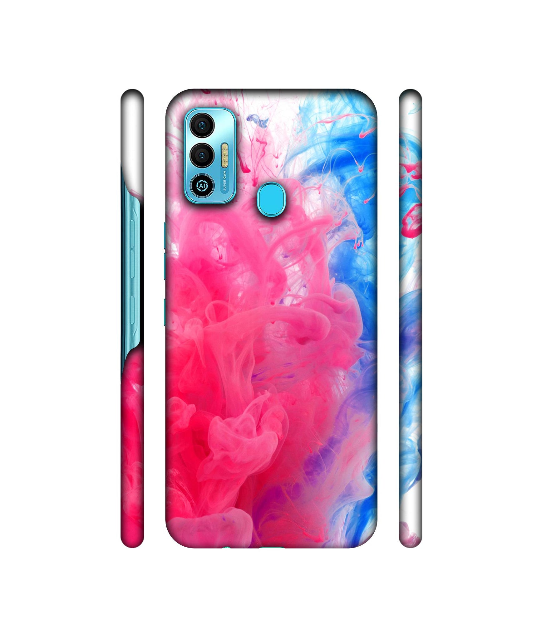 Fractal Paint Designer Hard Back Cover for Tecno Spark 7T