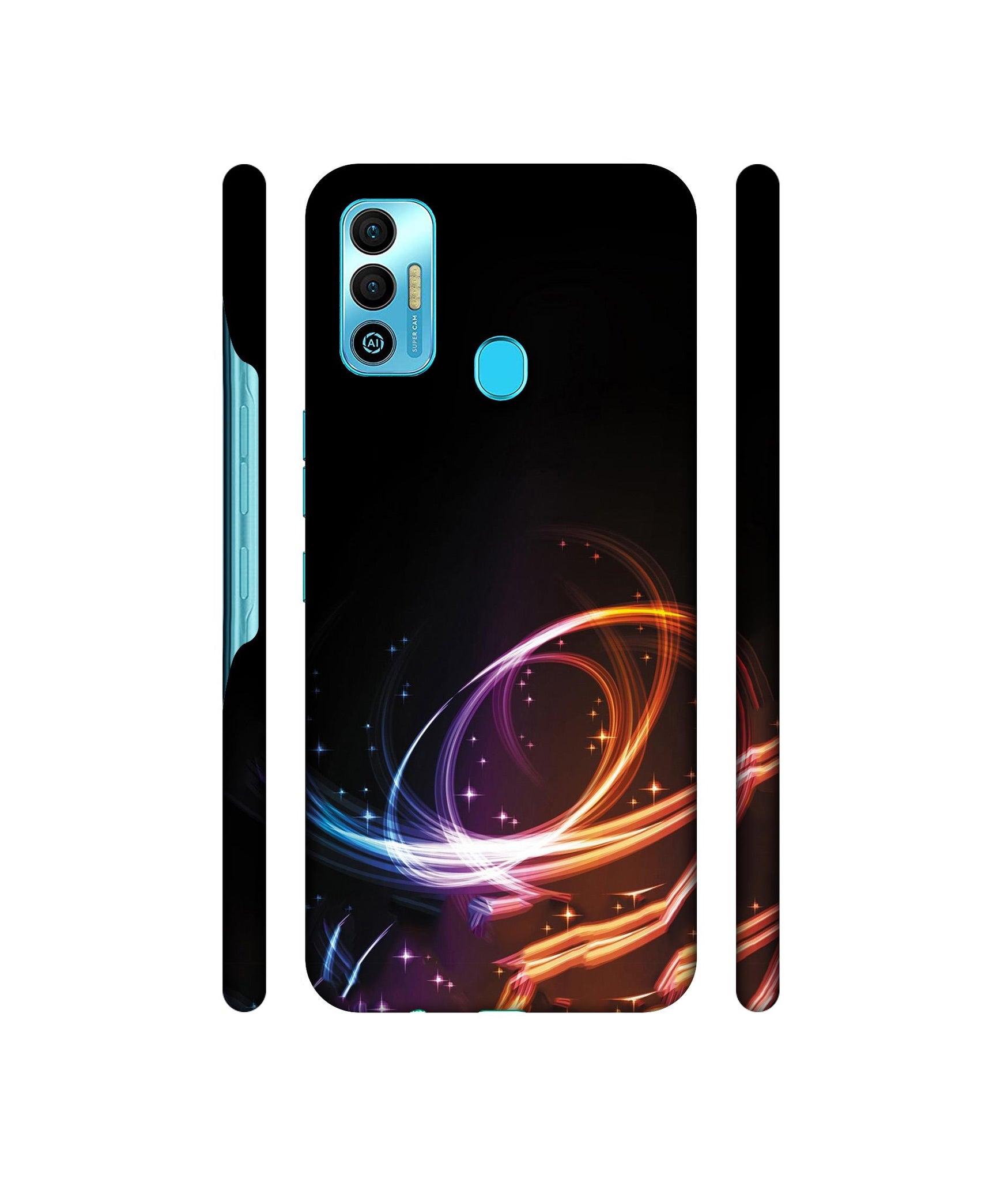 Abstract Background Designer Hard Back Cover for Tecno Spark 7T