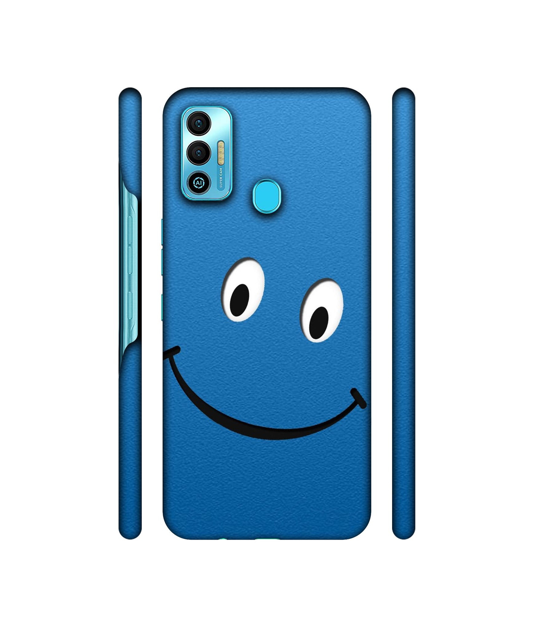 Smile Face1Designer Hard Back Cover for Tecno Spark 7T