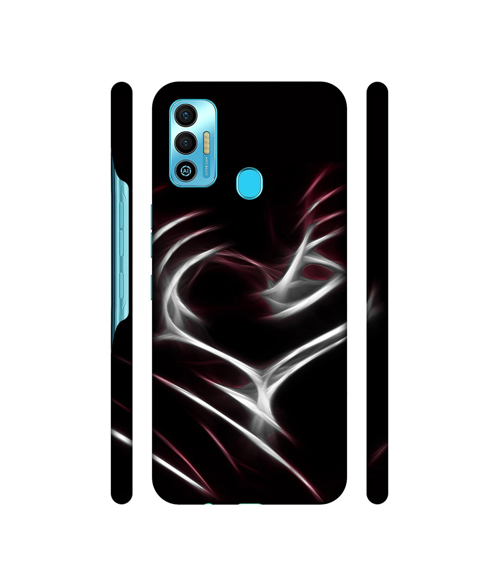 Heart Line Designer Hard Back Cover for Tecno Spark 7T